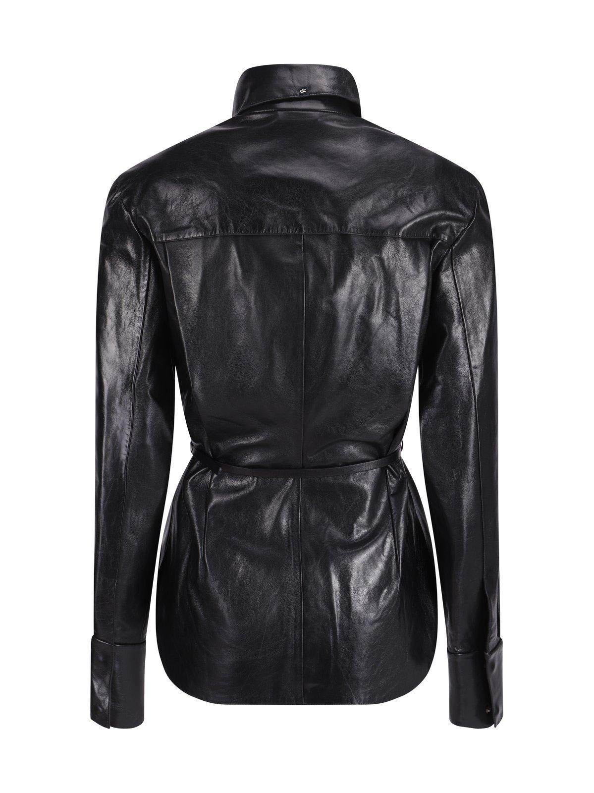 【送料&関税込】SportMax Black Nappa Leather Alfeo1234 Trenc sportmax-003-Larix.jpeg