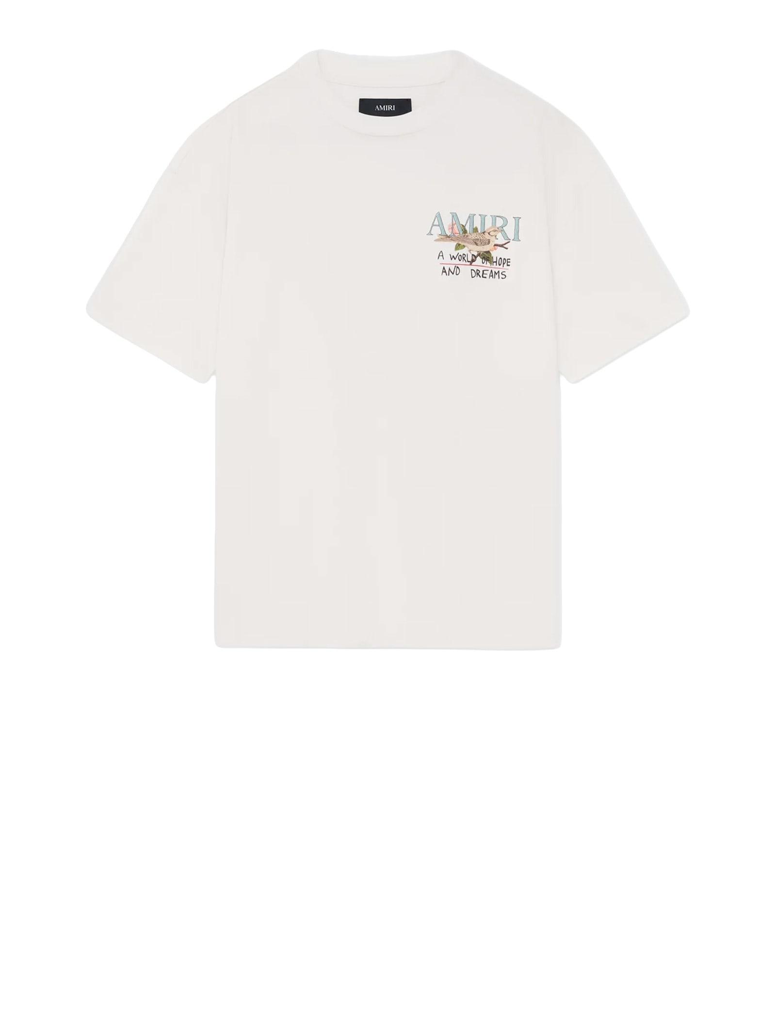 AMIRI ホワイト Tシャツ バックプリント UK46 AMIRI ホワイト Tシャツ バックプリント UK46 【公式通販】