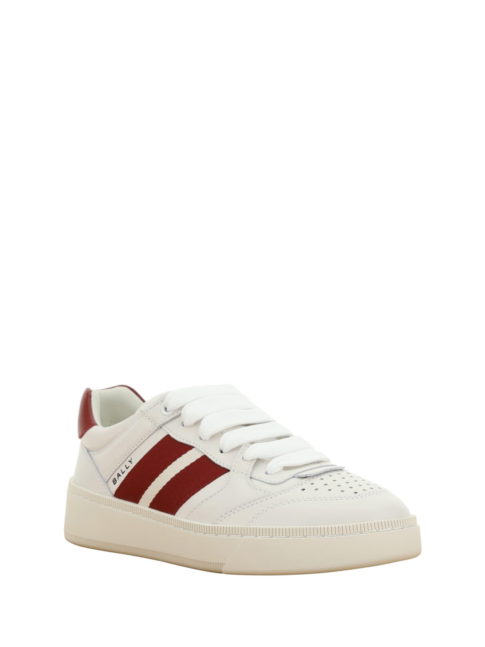 White Bally Sneakers for Women Lyst Page