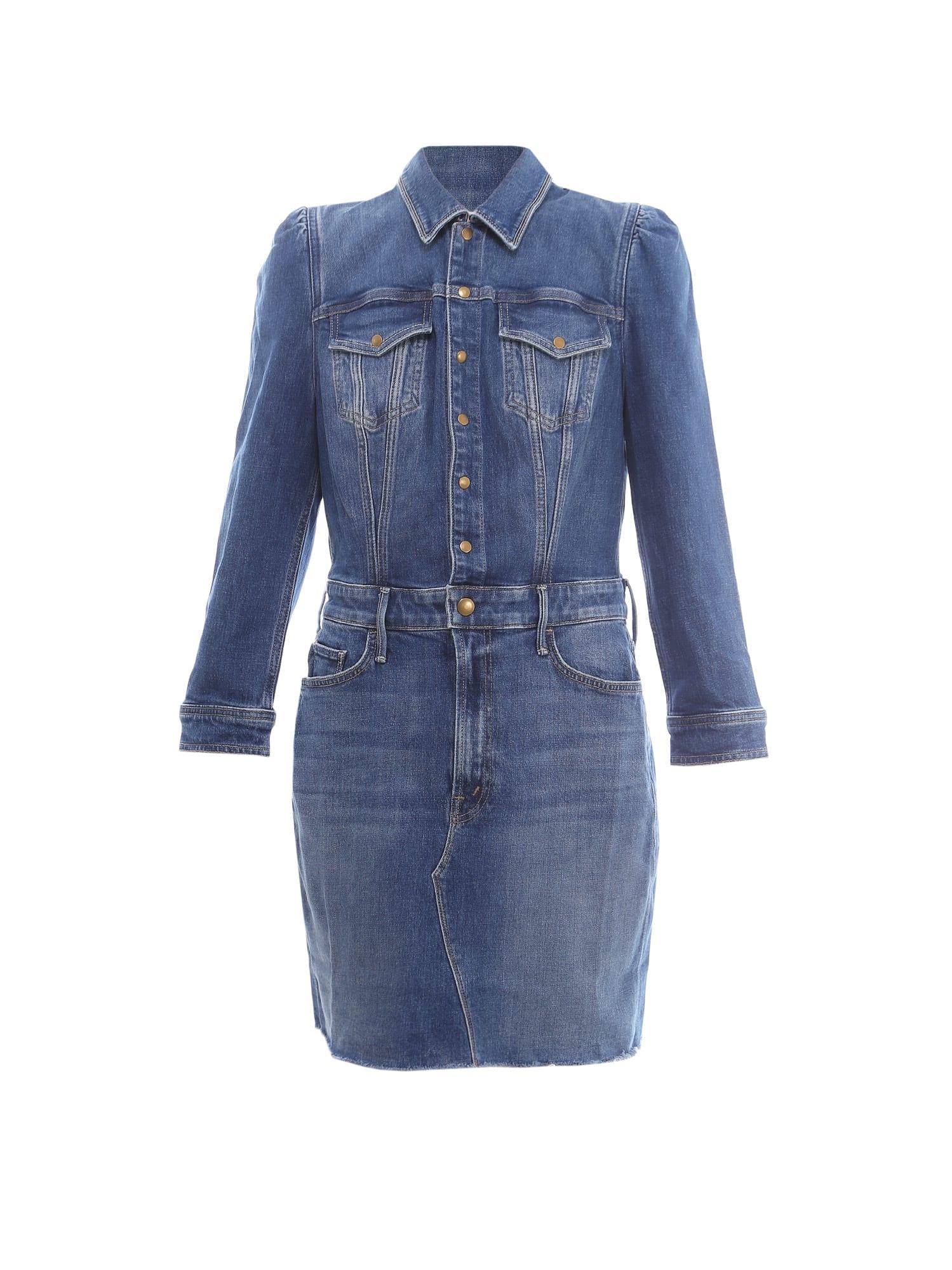 Mother Denim Dress in Blue | Lyst UK
