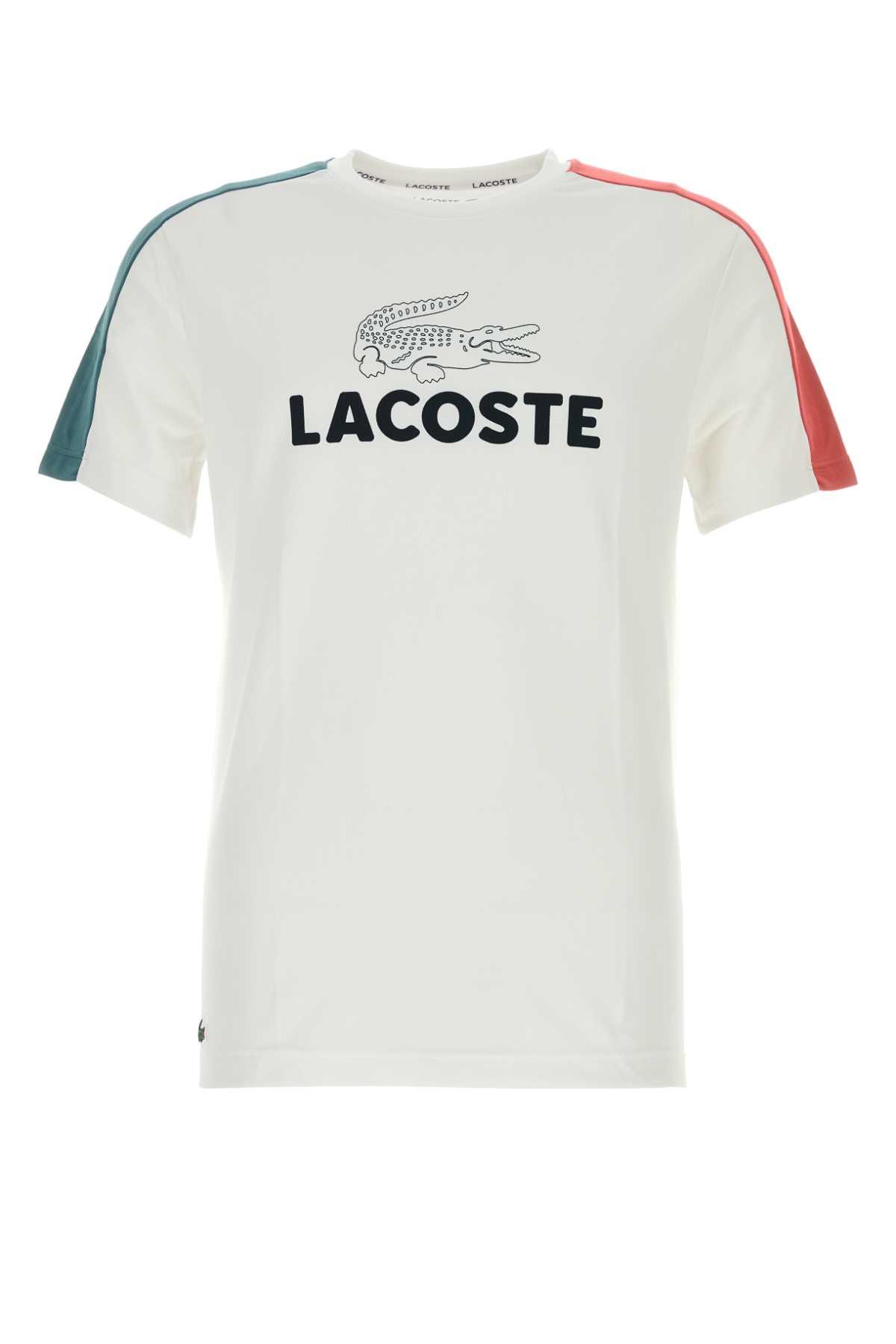 Lacoste polyester t shirt sales