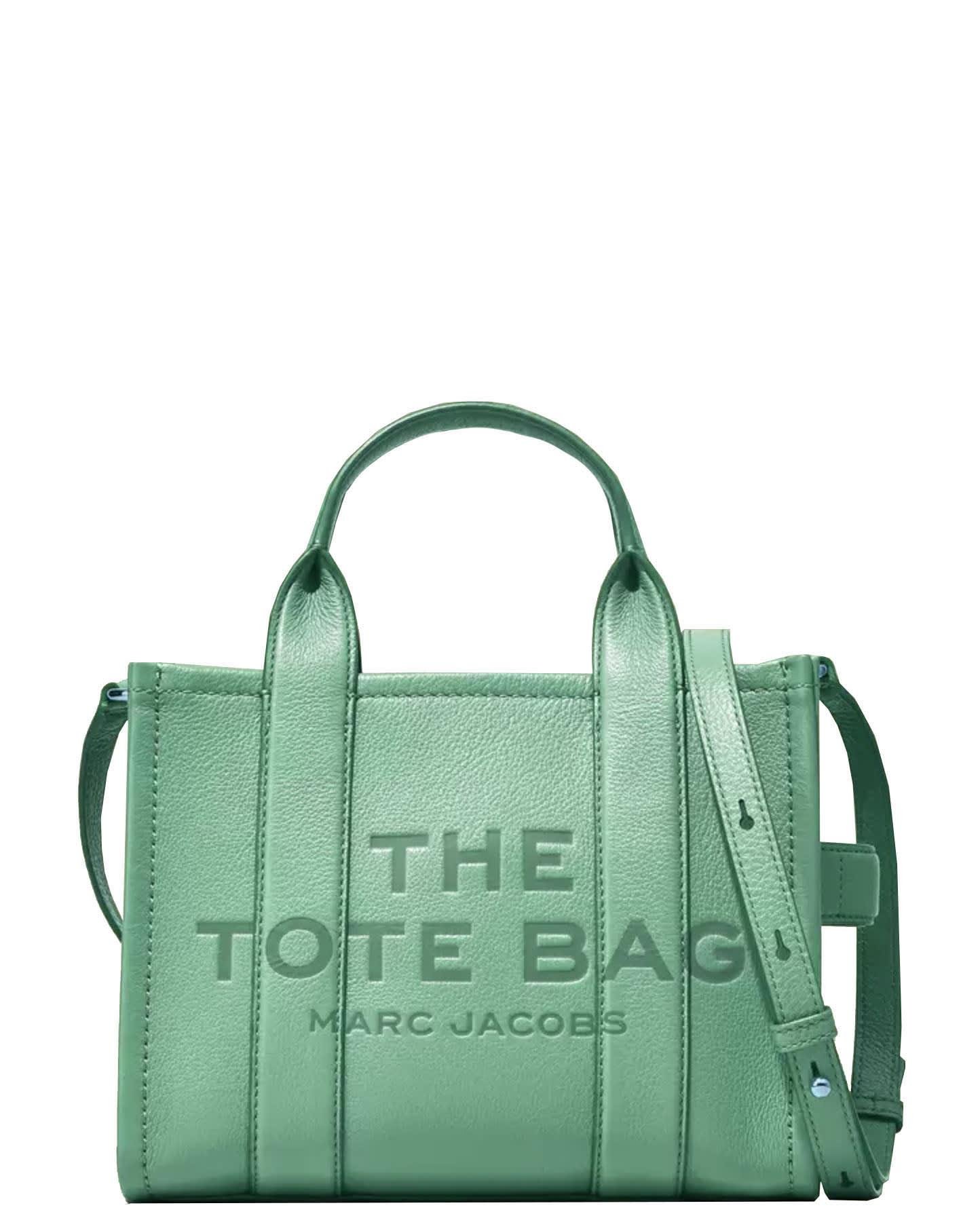 The Mini Leather Tote Bag in Black - Marc Jacobs