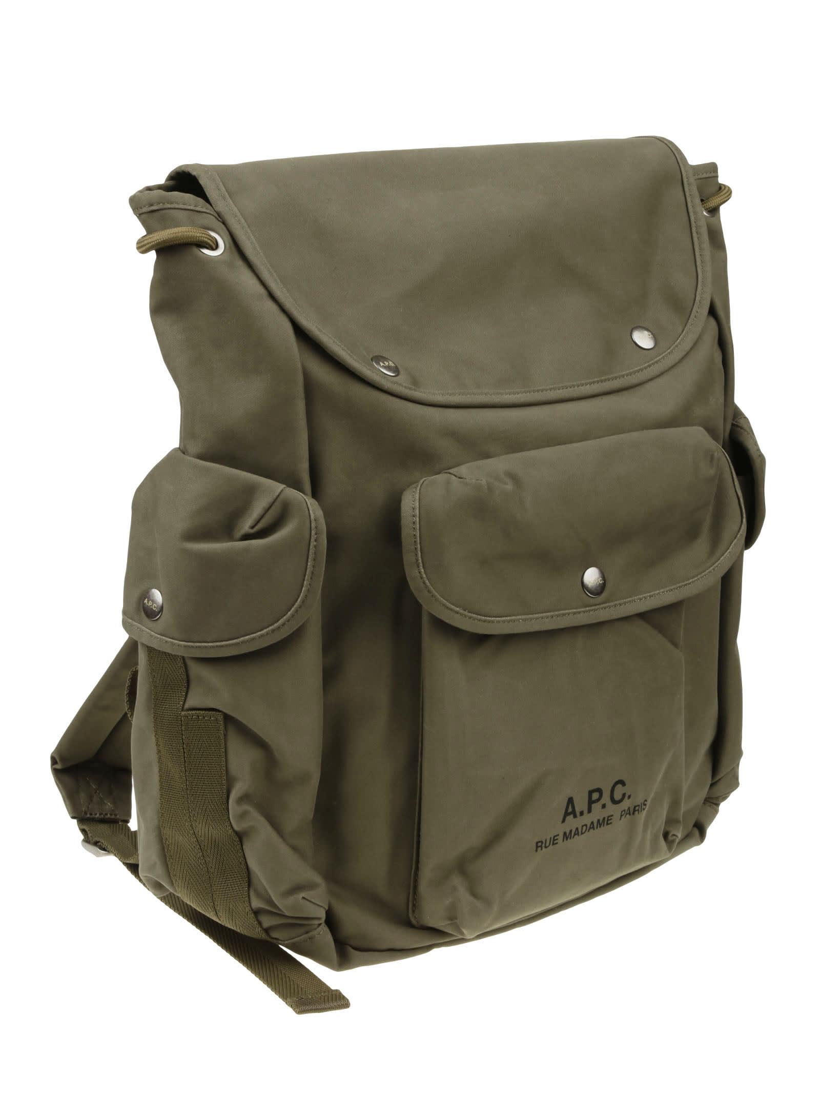 A.P.C. Sac A Dos Recuperation 2.0 in Green for Men | Lyst