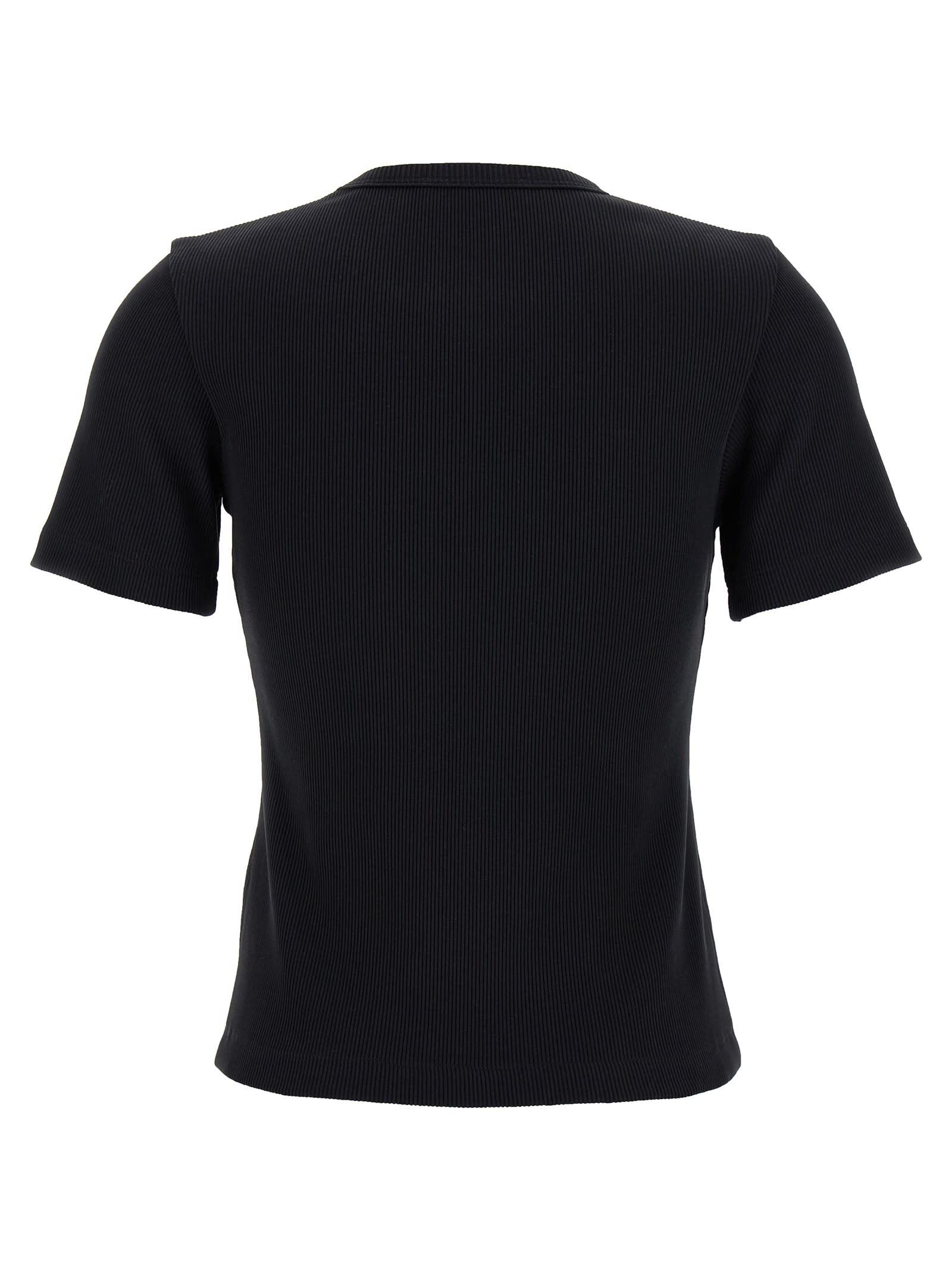 Tシャツ・カットソー Tory Burch Logo plaque t-shirt Tory Burch Logo Plaque T-Shirt in Black | Lyst
