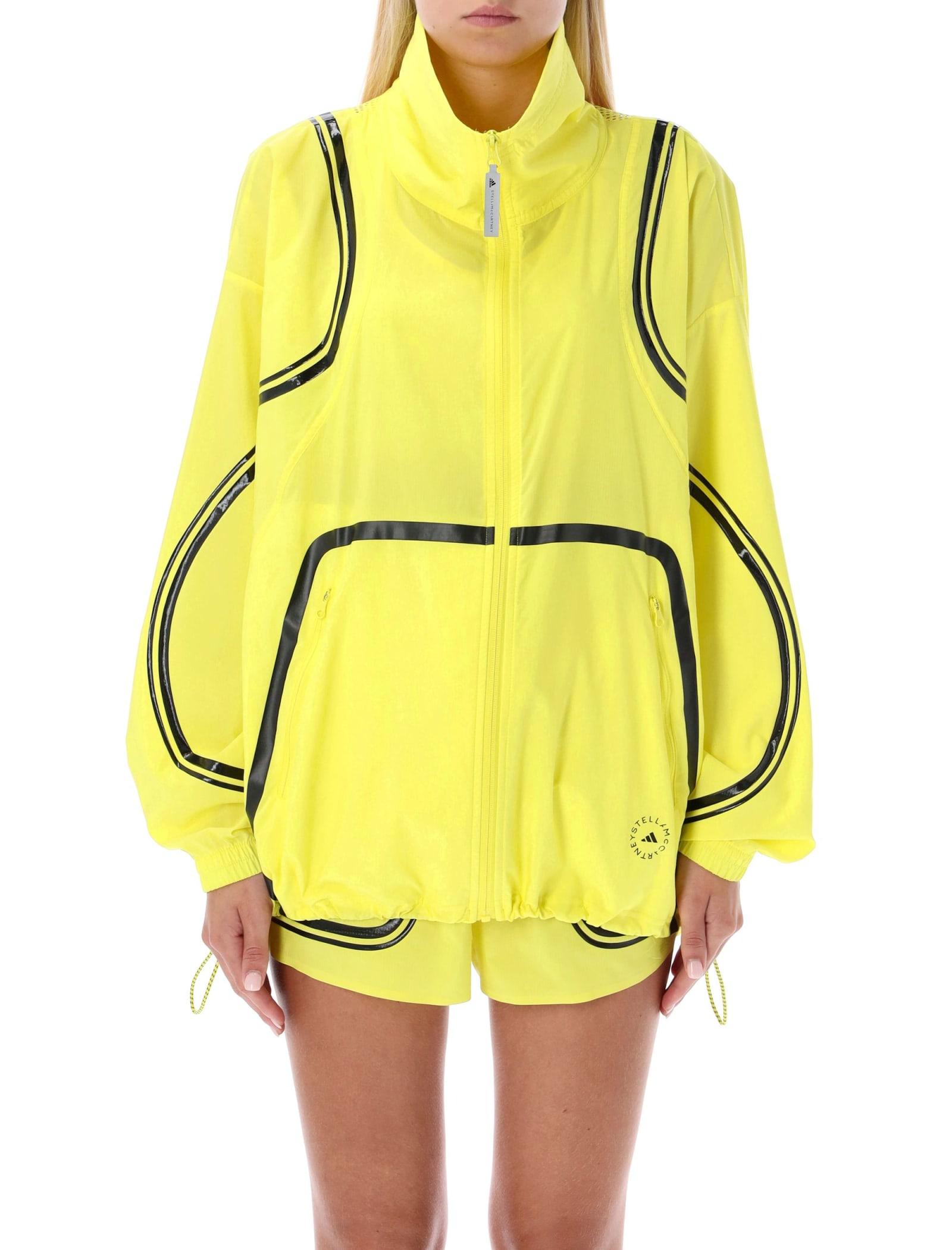 adidas By Stella McCartney Synthetic Truepace Jacket in Yellow | Lyst