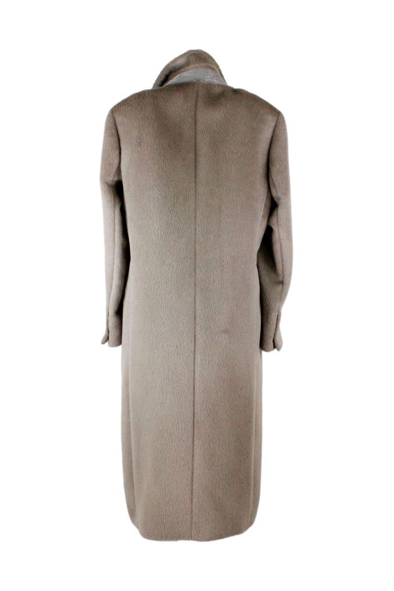 Brunello Cucinelli Coats Beige in Gray | Lyst