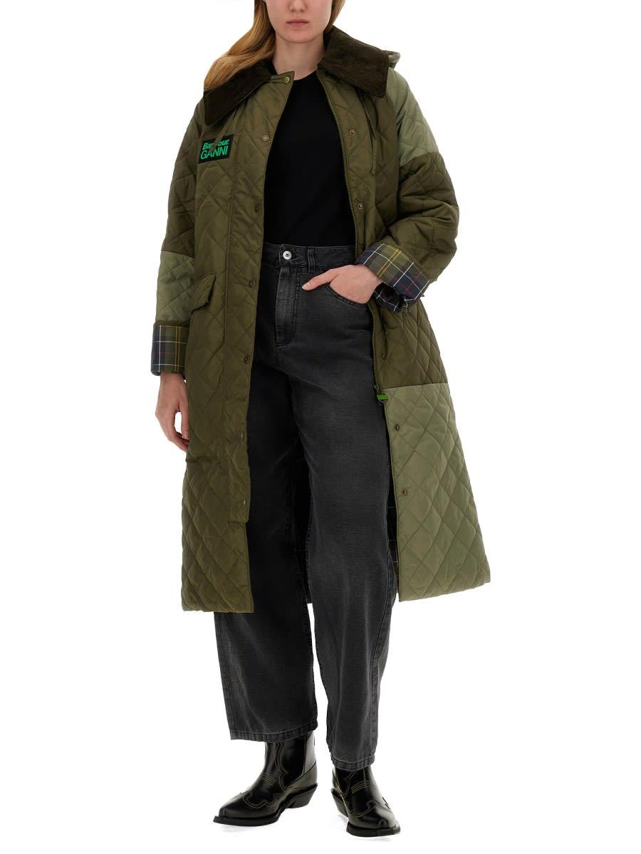 Barbour Burghley Quilted Jacket in Green Lyst UK