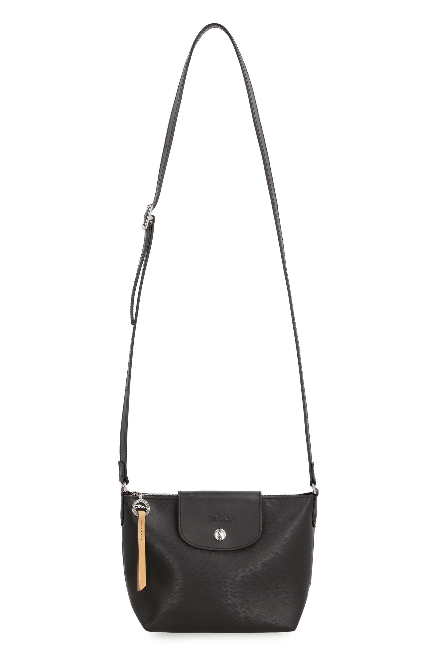 Longchamp XS Le Pliage Crossbody - Grey Mini Bags, Handbags - WL860311