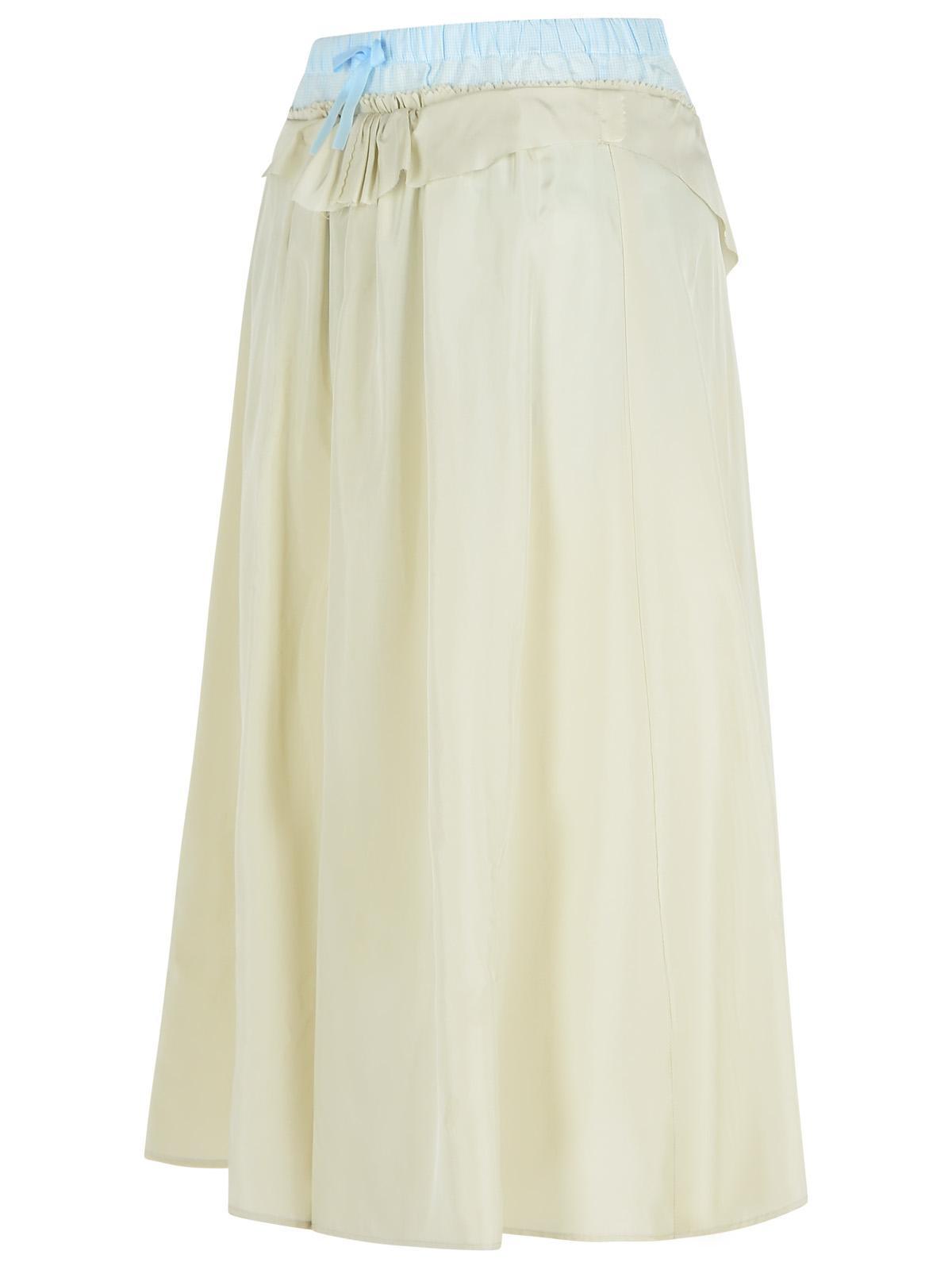 【関送込】MAISON MARGIELA◆VISCOSE SKIRT Maison Margiela Viscose Skirt in White | Lyst