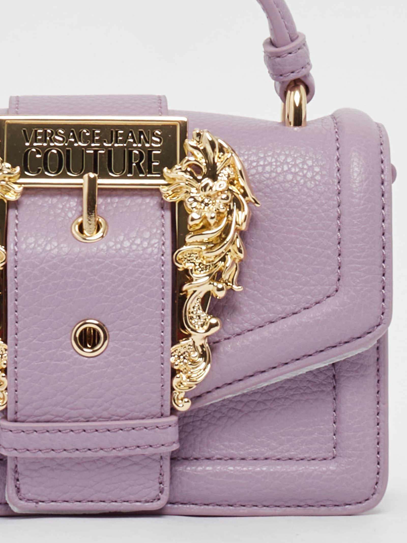 VERSACE JEANS COUTURE ハンドバッグ ピンク系 パープル | www
