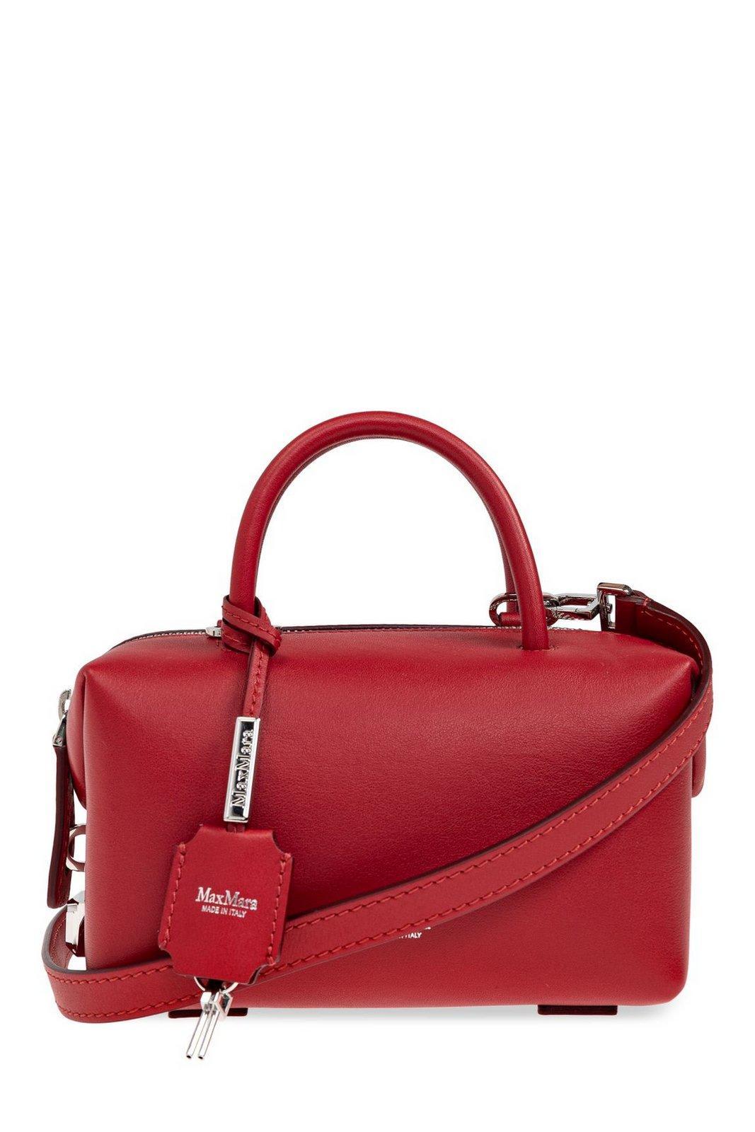 What Is Max Mara Purse Logo Max Mara Logo Stamp Zip-Up Tote