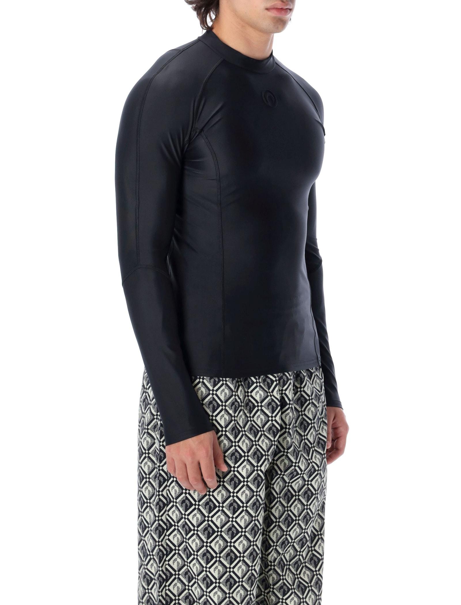 Marine Serre Men's Blue Second Skin Training Top