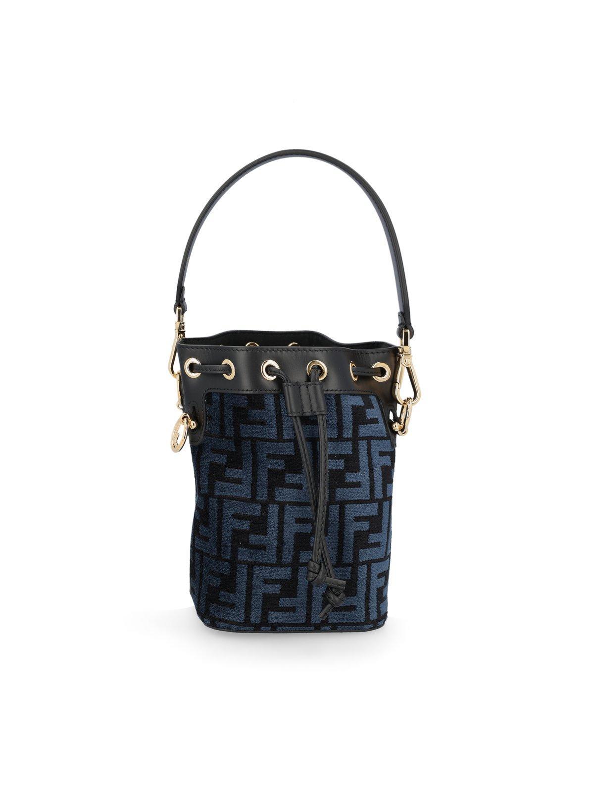 Fendi+Mon+Tresor+Bucket+Bag+Mini+Light+Blue+Leather for sale online