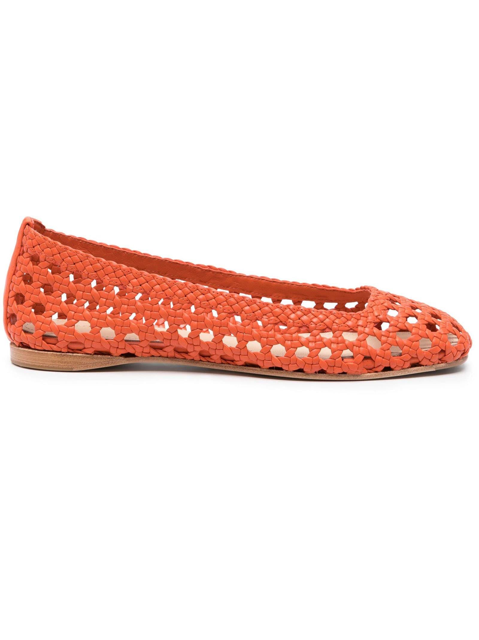 Paloma Barceló interwoven-design ballerina shoes - Neutrals