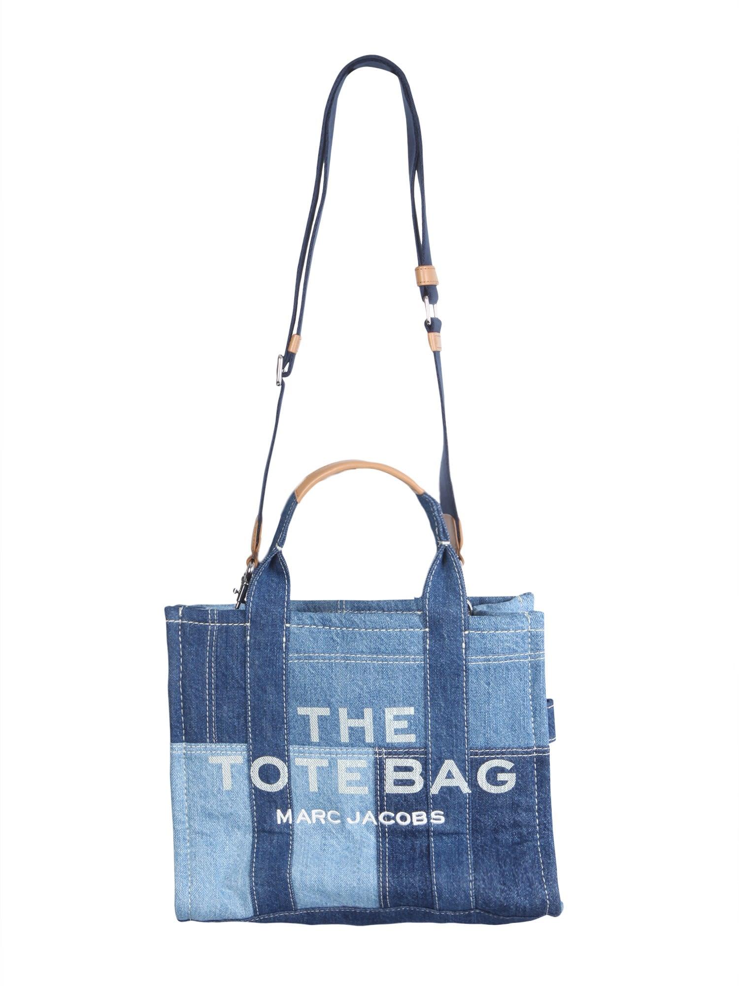Marc Jacobs The Medium Monogram Denim Tote Bag