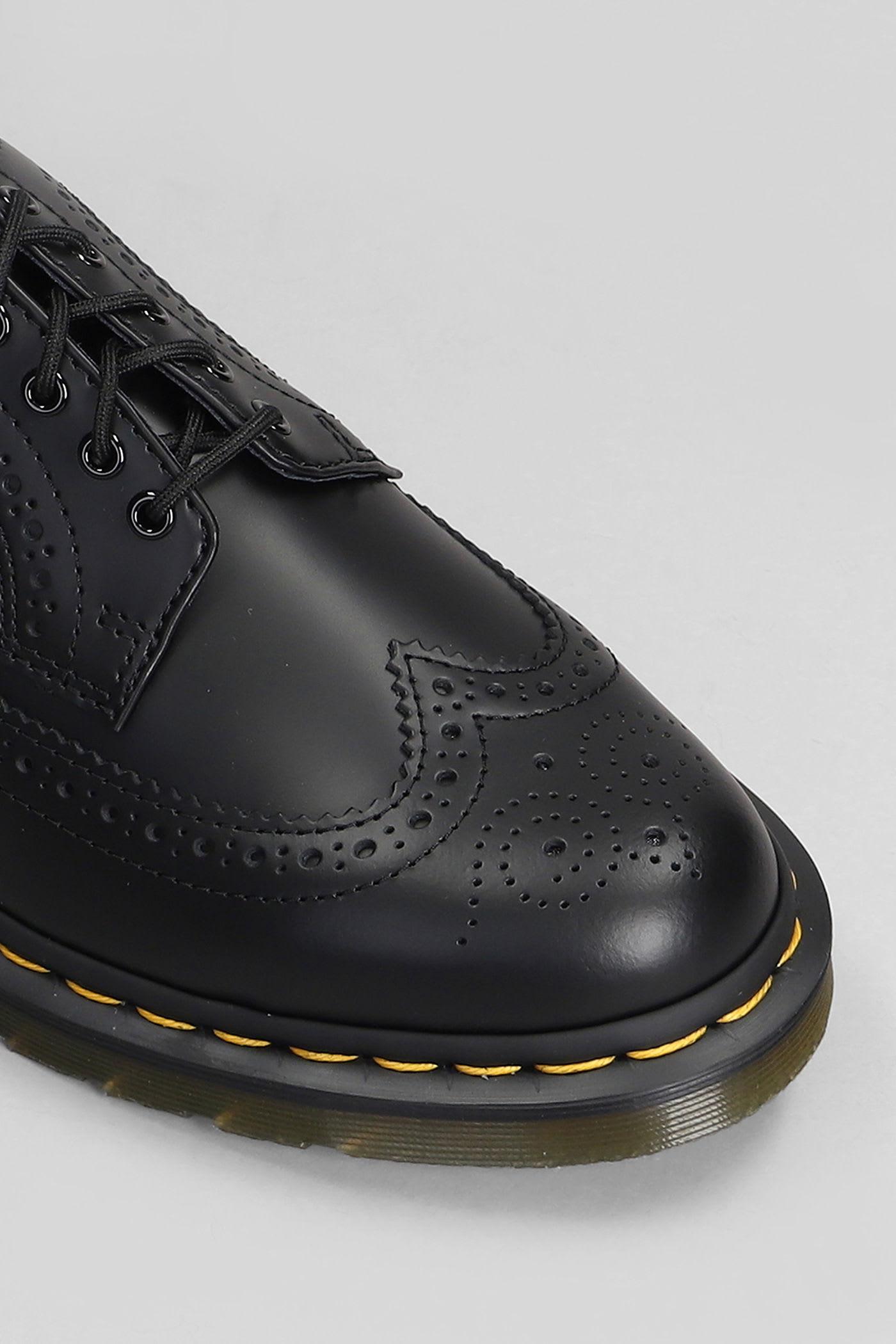 Martens 3989 Ys Smooth Lace Up Shoes in Gray for Men Lyst