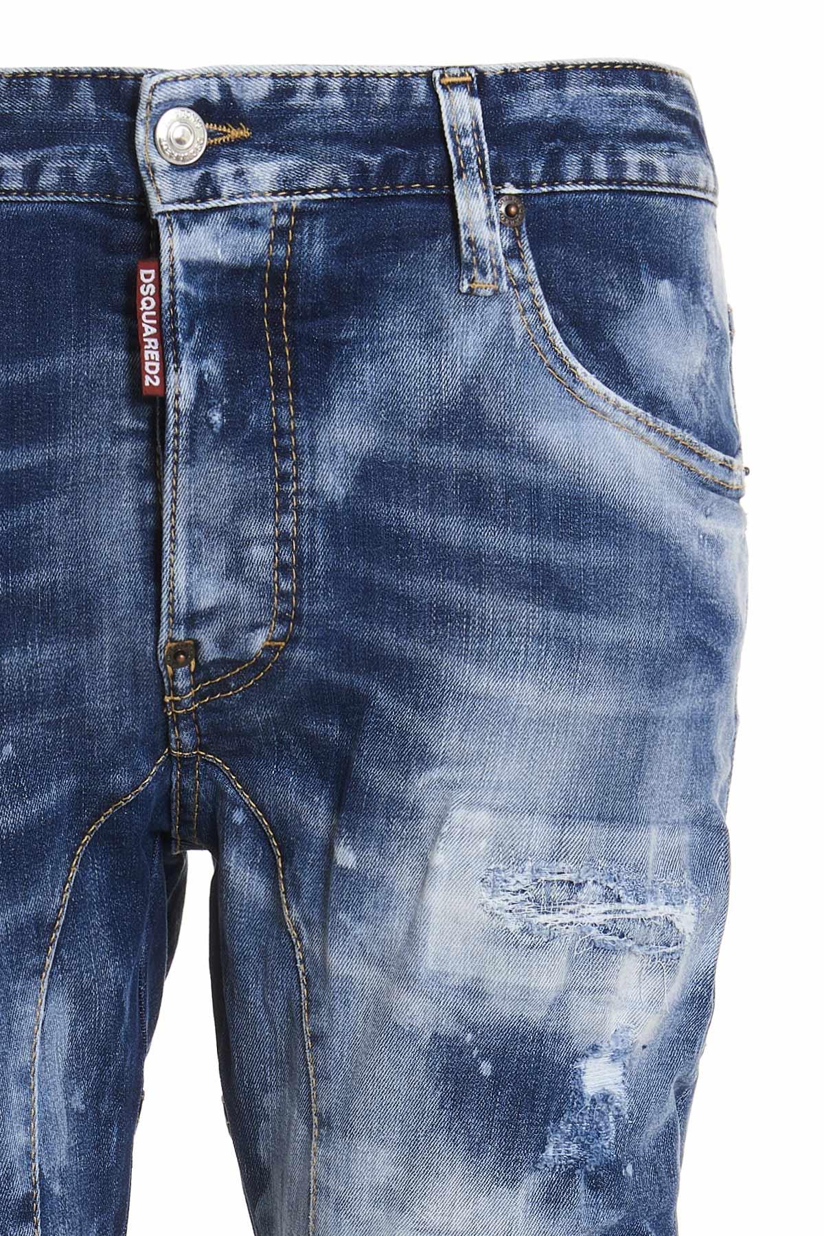 chin enclose Rusty DSquared² 'tidy Biker' Jeans in Blue for Men | Lyst