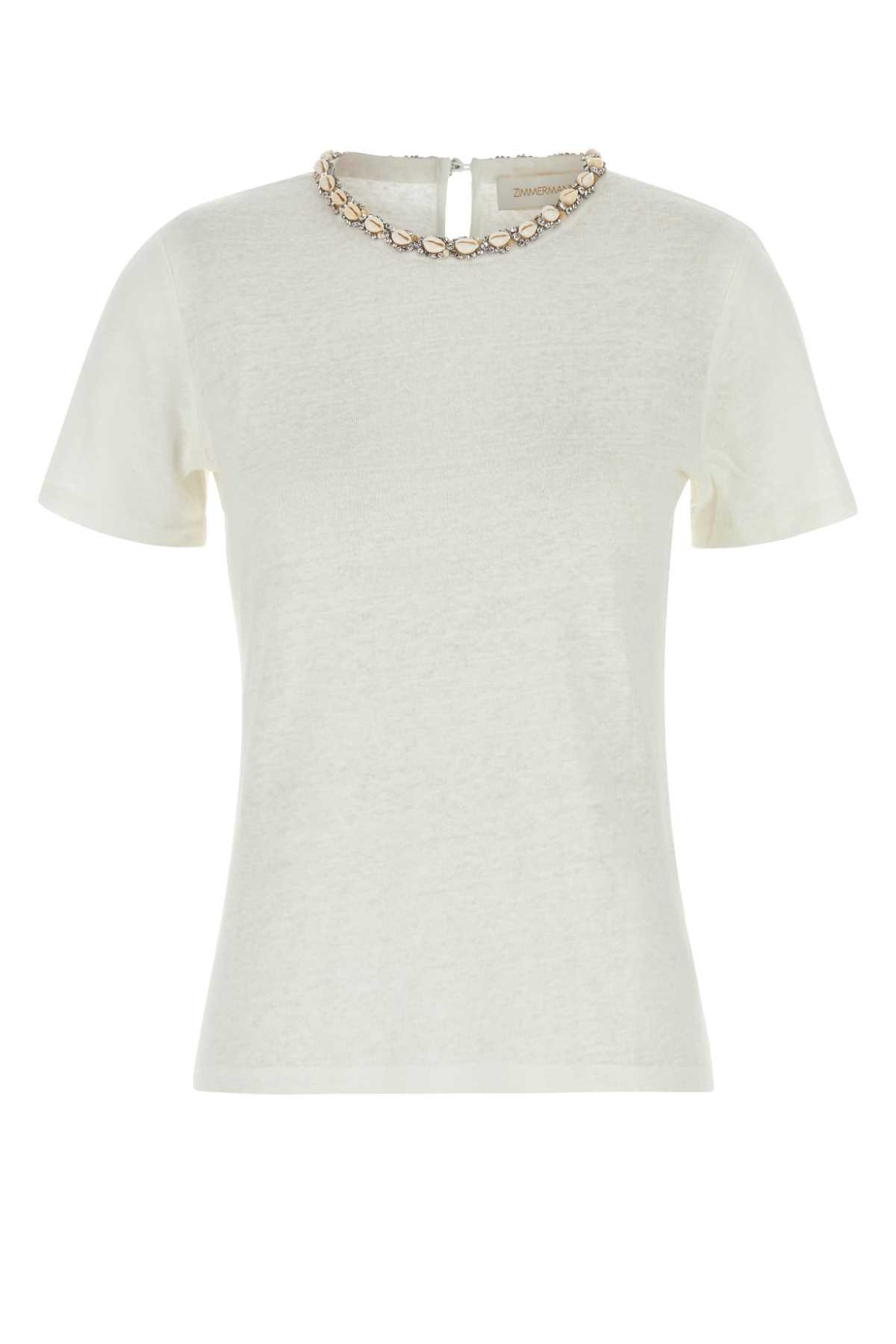 Tシャツ・カットソー Zimmermann SS25 Shirts (2412TR251 BLF) zimmermann 25ss