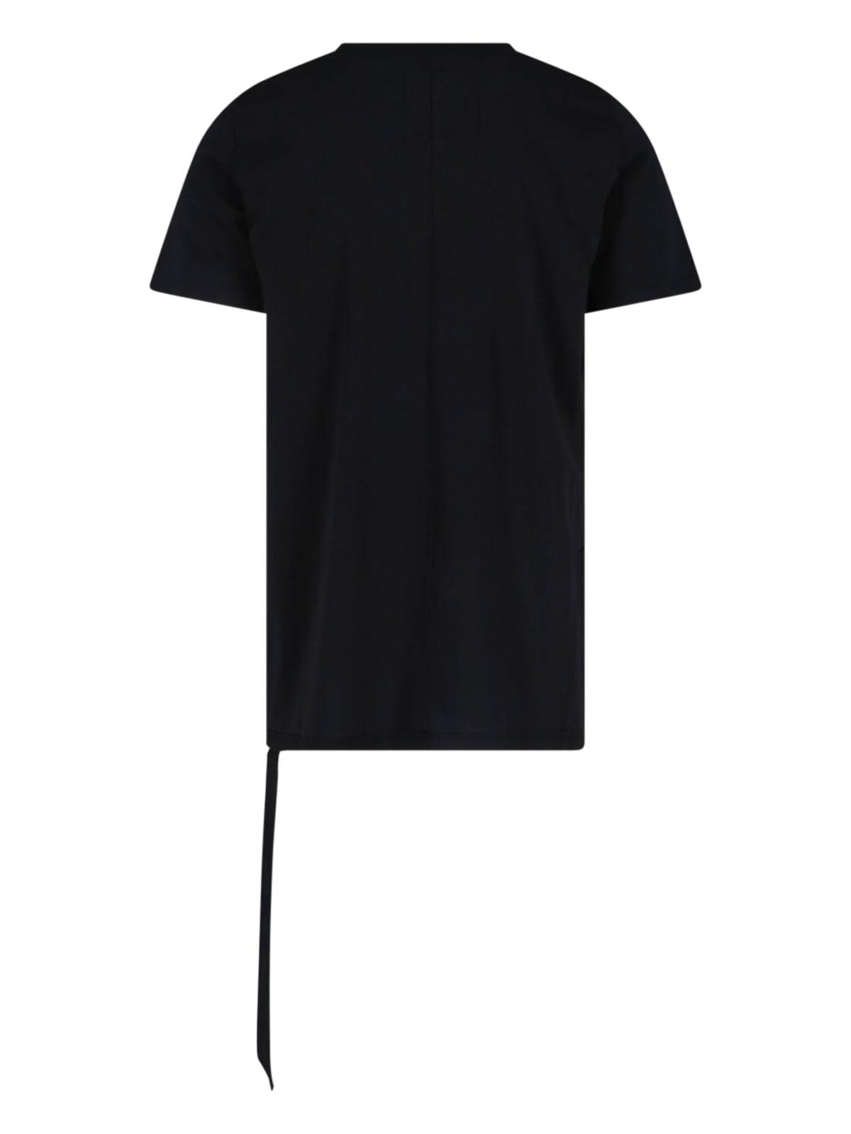 Tシャツ・カットソー Rick Owens Semi-Transparent Black Cotton T-Shirt Rick Owens Drkshdw - Hollywood Tommy T In Cotton Gauze