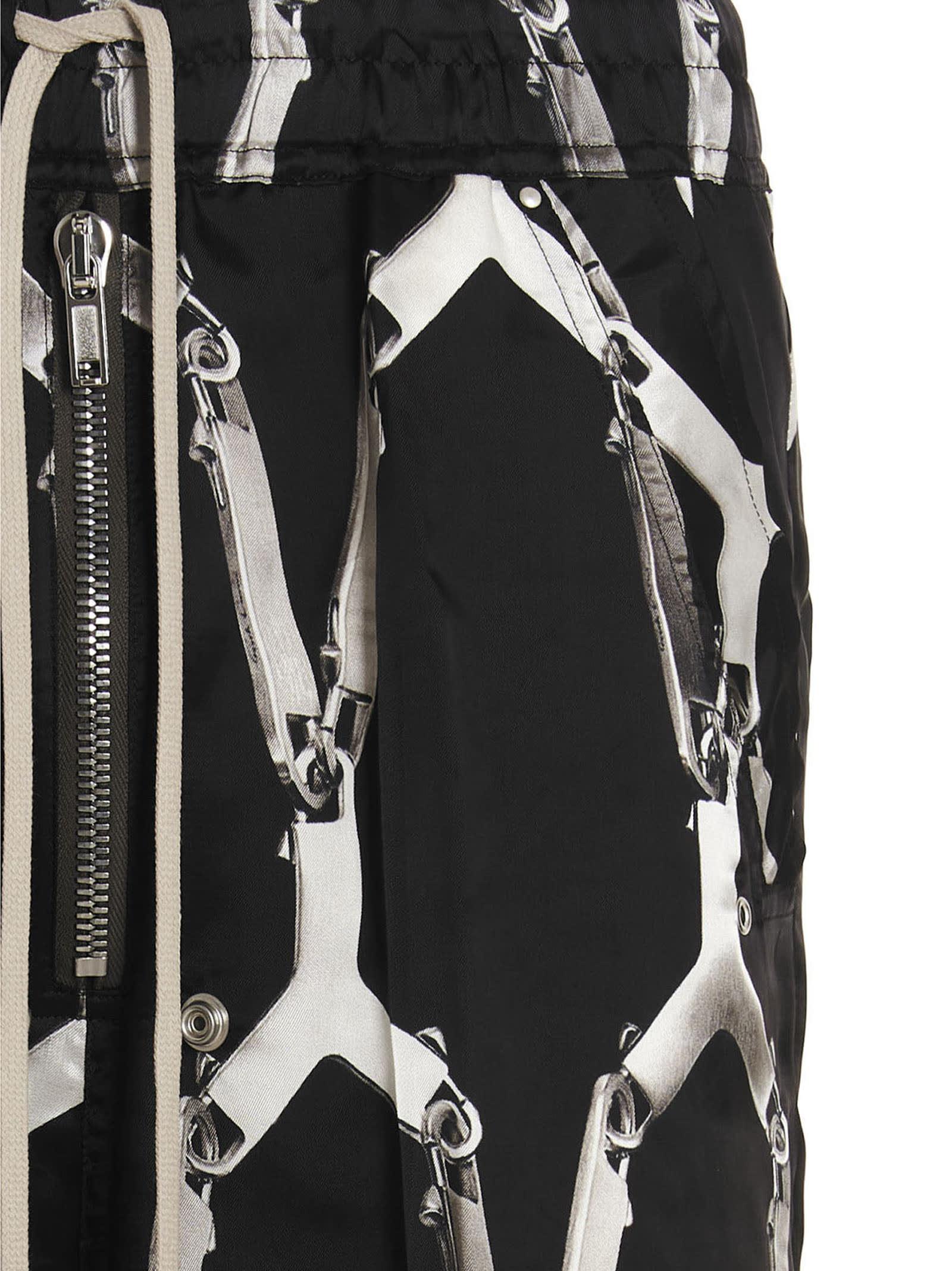 Rick Owens Geth Bela Pants in Black for Men | Lyst