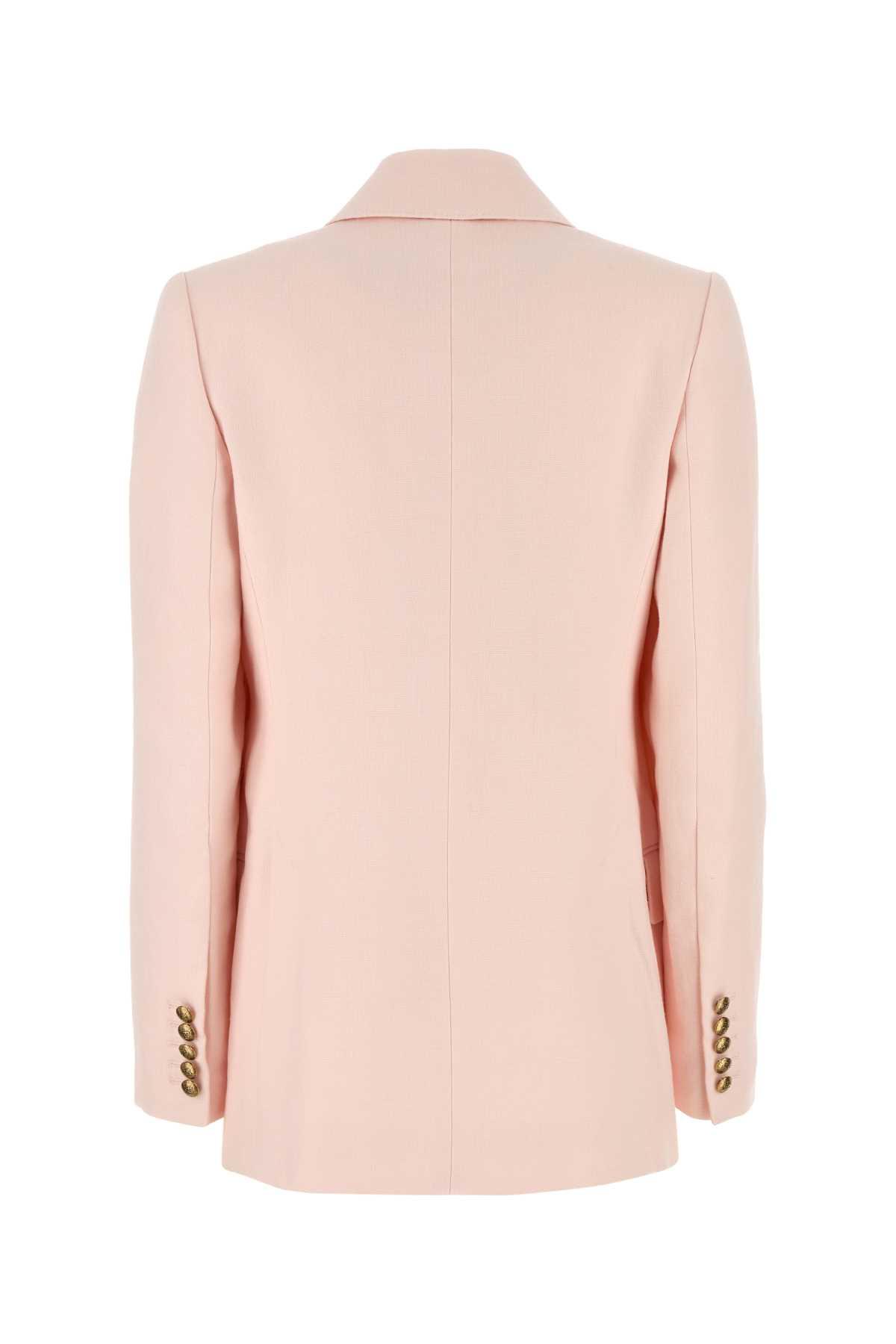 【送料&関税込】Zimmermann Pastel Pink Linen Crush Blazer Zimmermann Pastel Linen Crush Blazer in Pink | Lyst