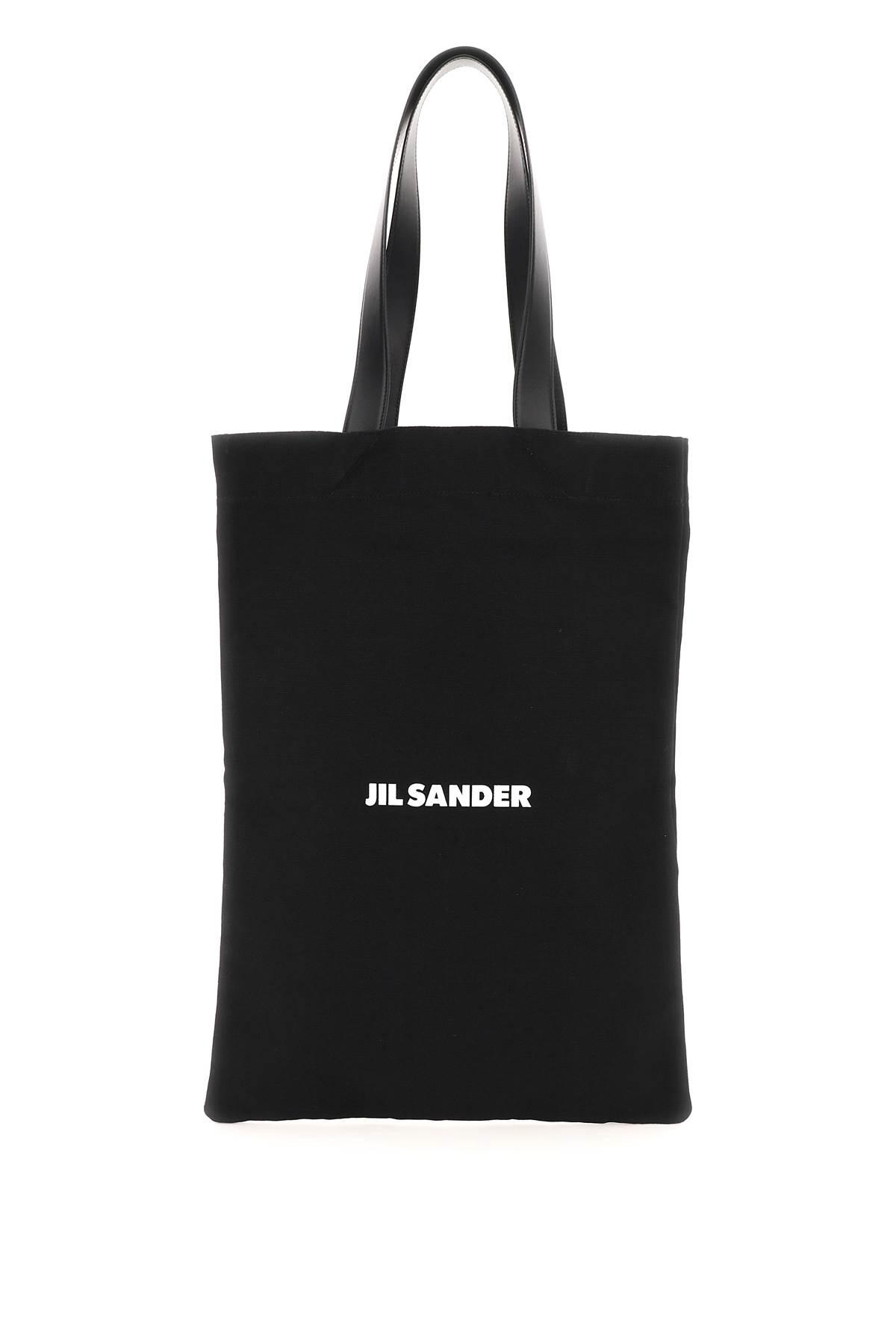 Jil Sander Extra Large Canvas Tote Bag in Black for Men | Lyst