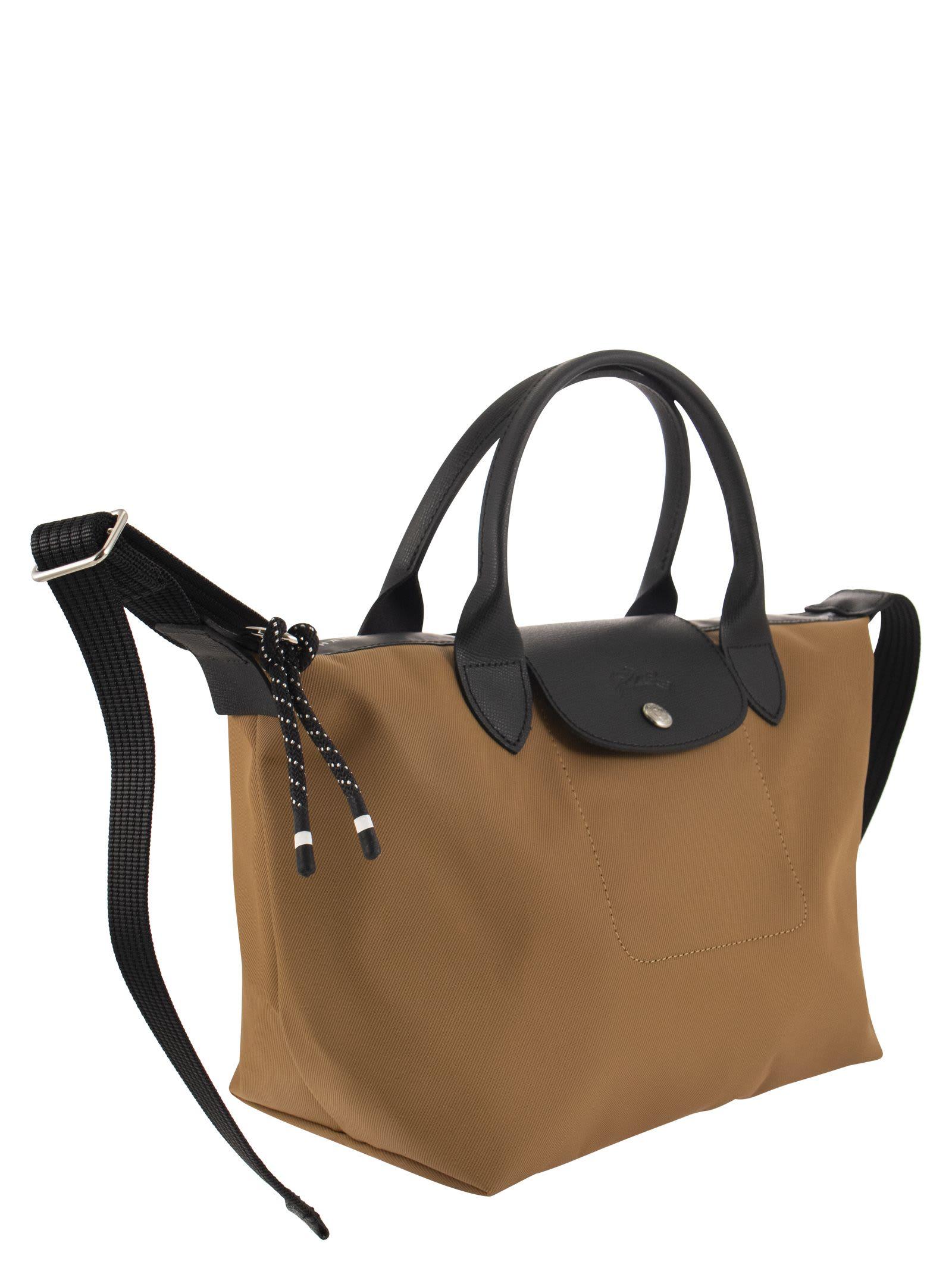 トートバッグ LONGCHAMP BROWN LEATHER LE PLIAGE ENERGY S TOTE BAG Longchamp Le Pliage Energy XS Tote Bag | Brown | FARFETCH