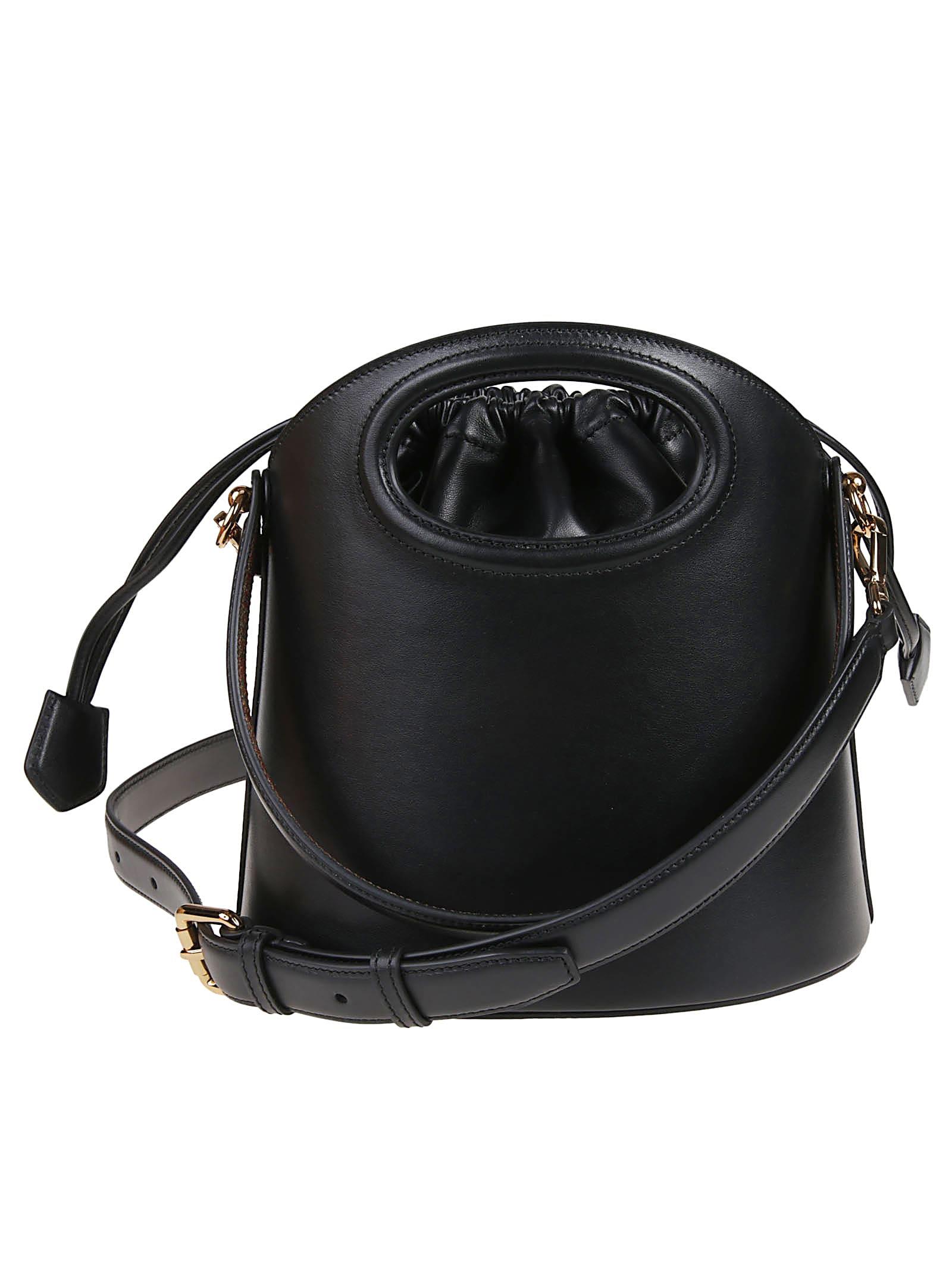 【関税&送料込】Etro Black Leather Bucket Bag Leather Saturno bag | Women | Black | ETRO