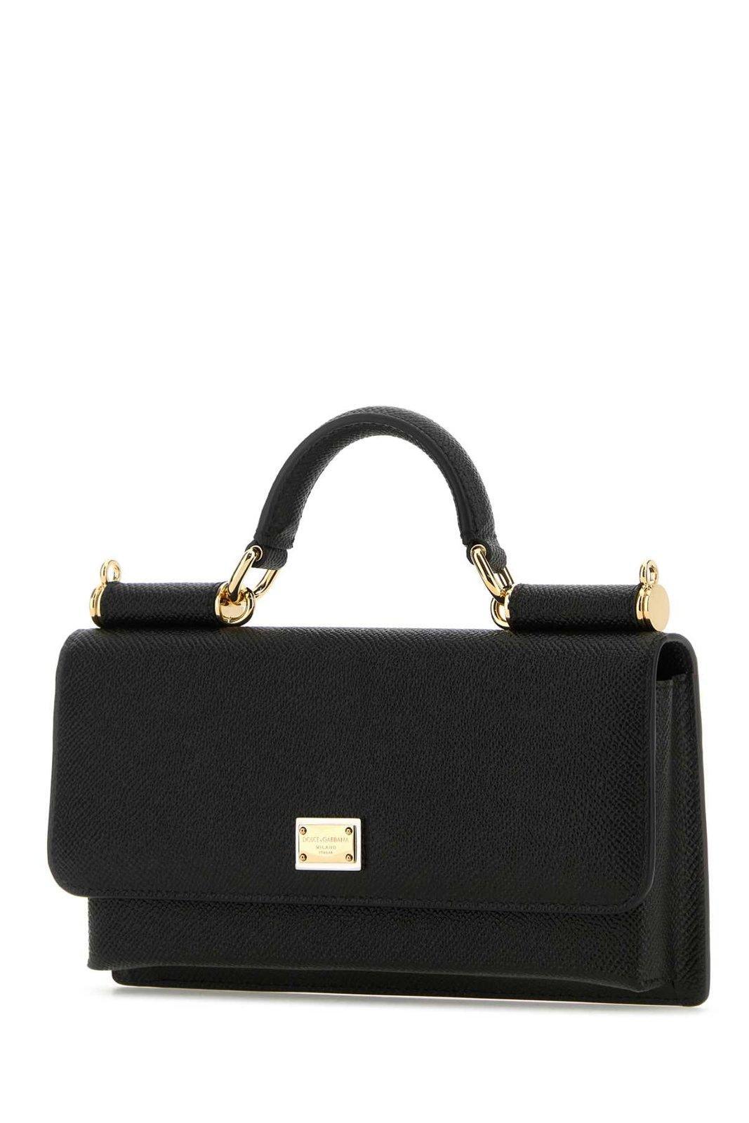 DOLCE & GABBANA ロコ フラク フォルトオハ トッフ トトハック dolce-gabbana-Nero-Logo-Plaque