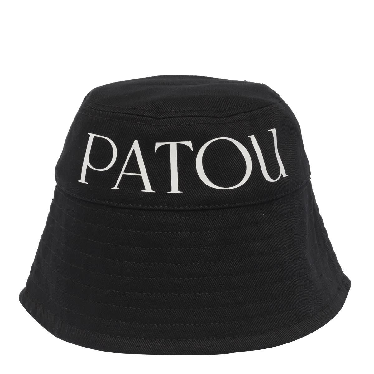 Patou Logo Bucket Hat in Black | Lyst