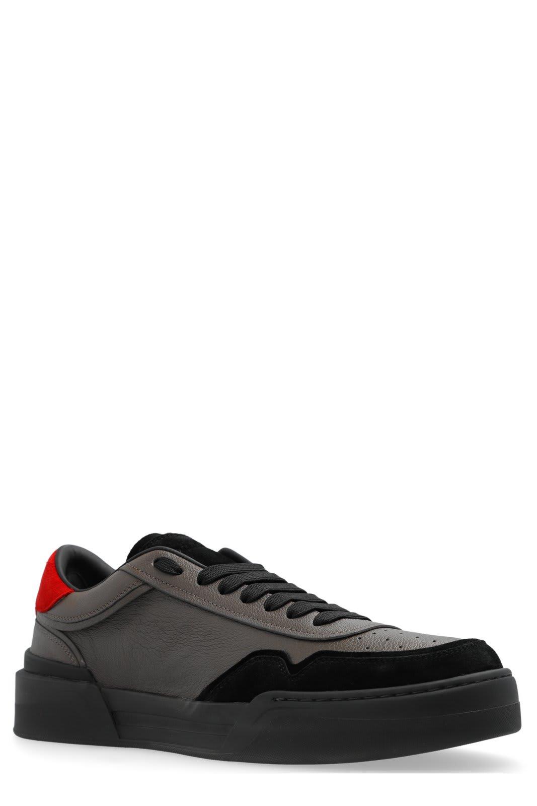 Dolce Gabbana New Roma Low Top Sneakers in Black for Men Lyst