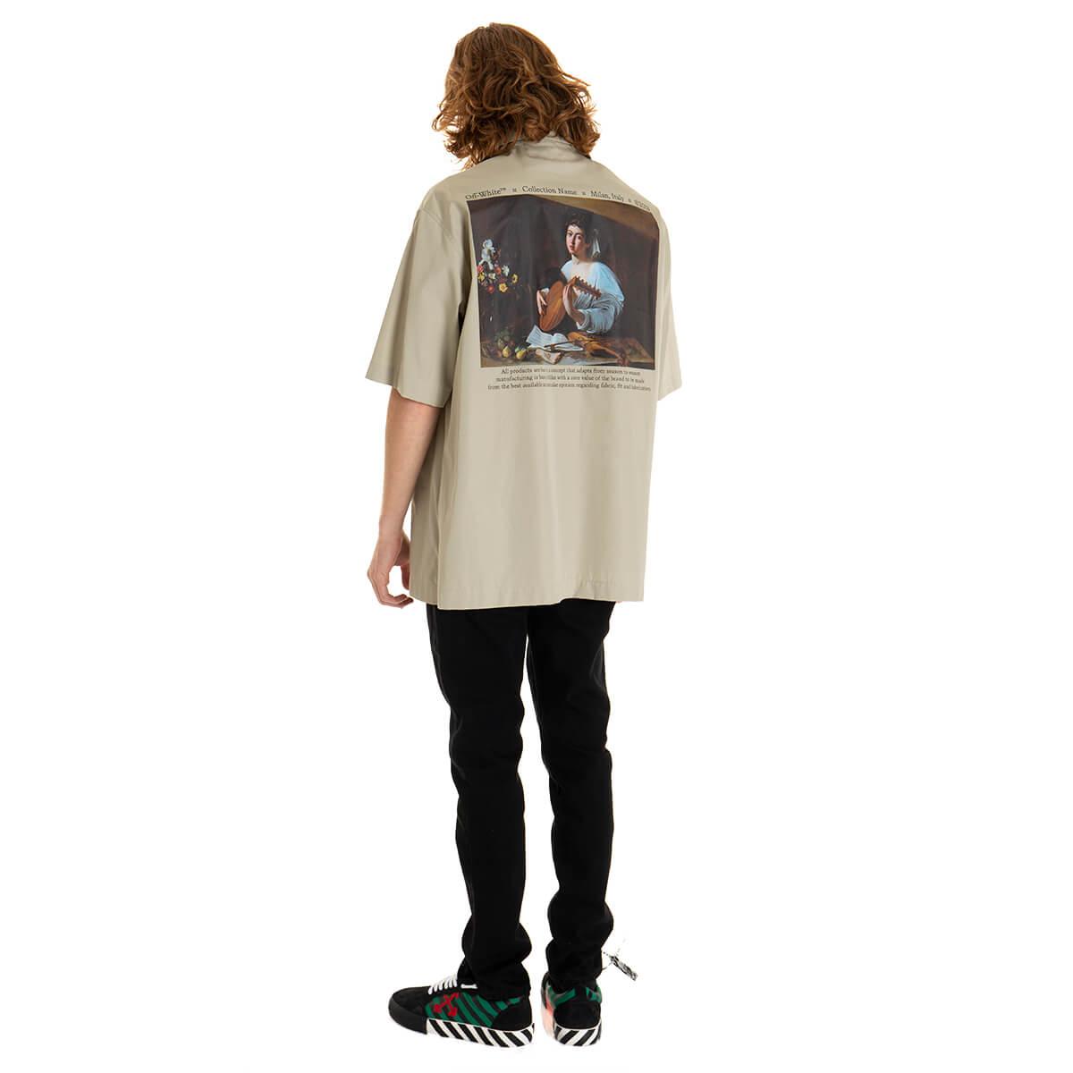 Off-White c/o Virgil Abloh Cotton Caravaggio Lute Holiday Shirt in 