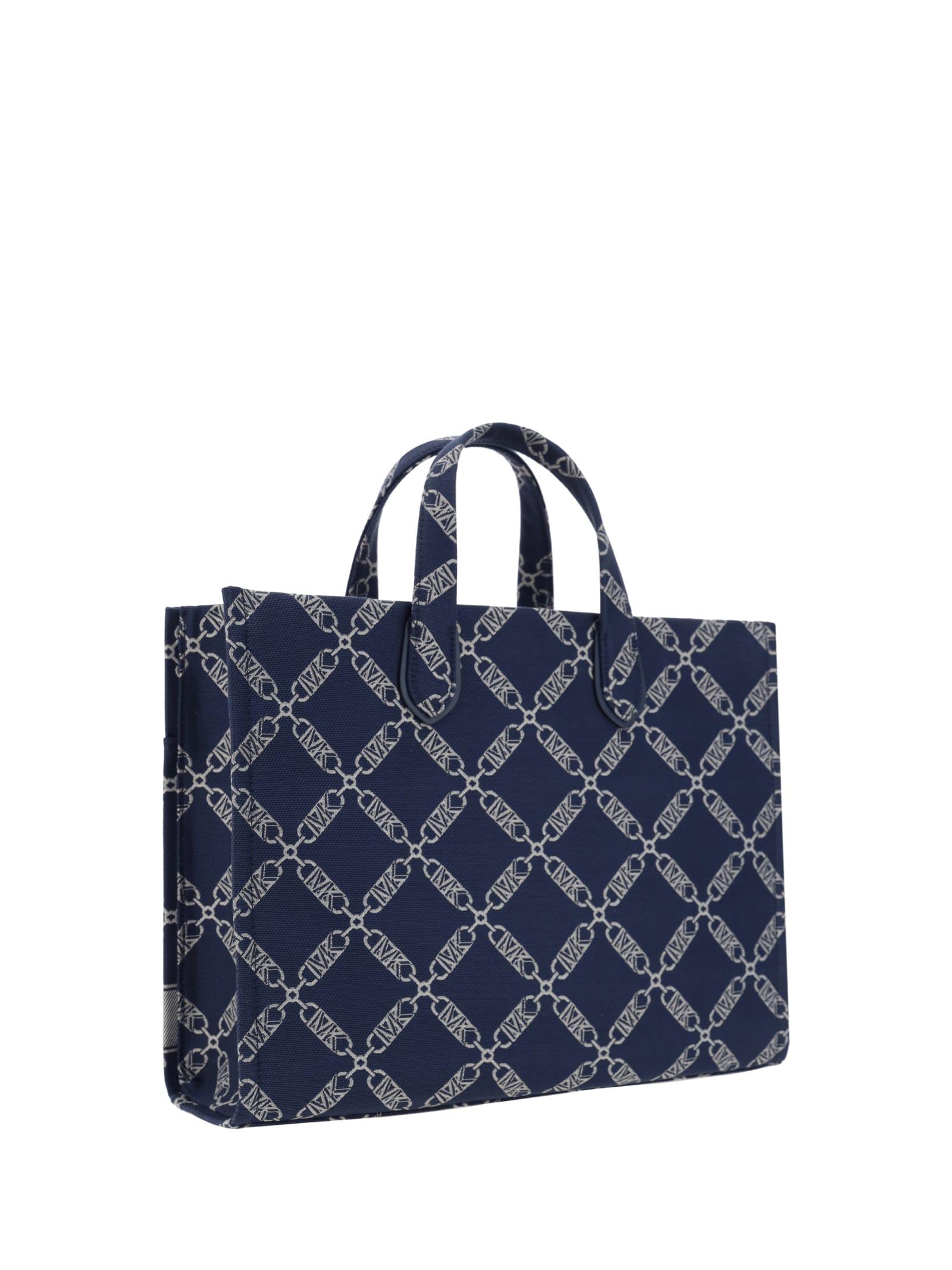 Vintage GUESS Blue Tote Bag Monogram Pattern Shoulder Bag -  Finland