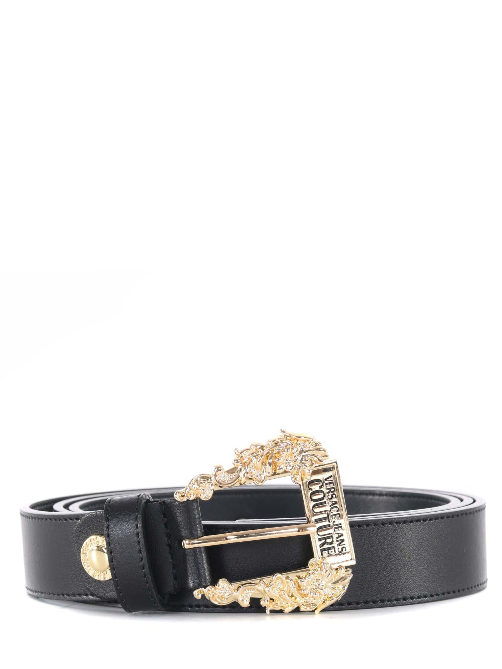 Versace Jeans Couture Belts Black in White | Lyst