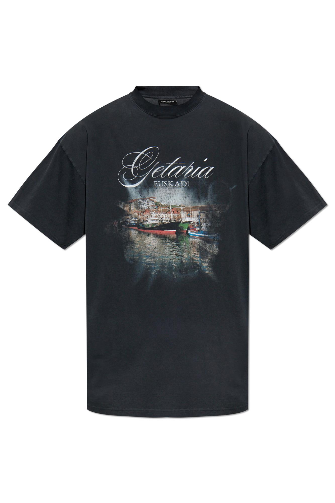 Balenciaga T-Shirt With Print in Black for Men | Lyst