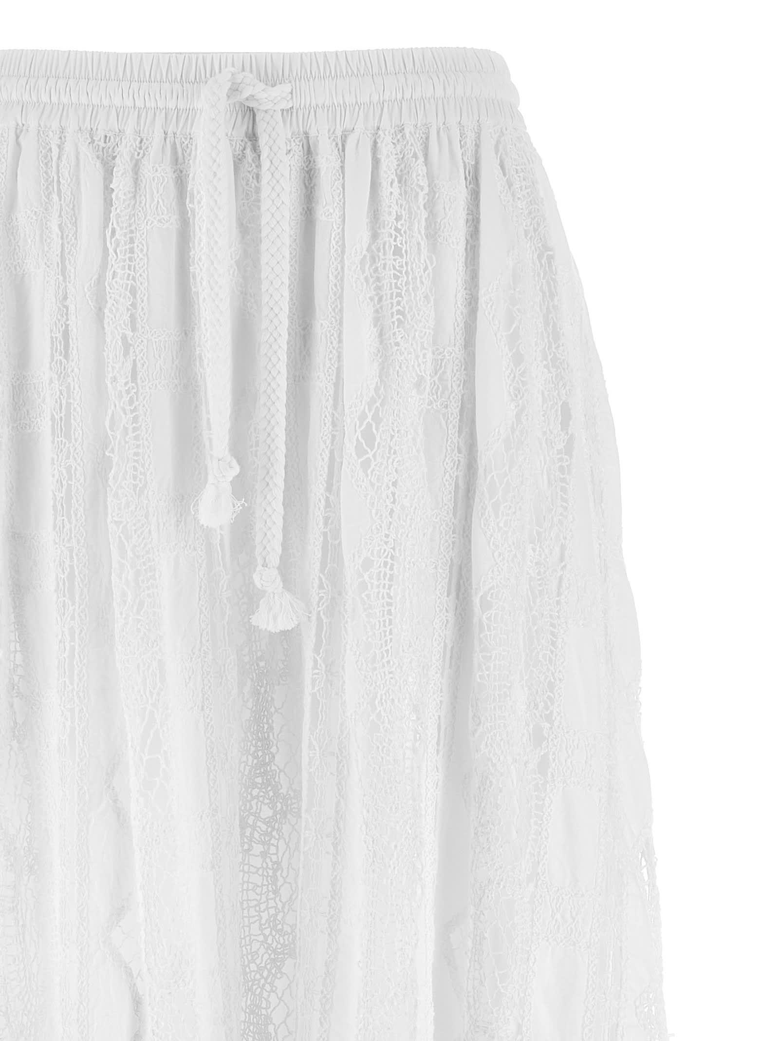 スカート PINKO Sangallo skirt White Pinko Sangallo Skirt in White | Lyst
