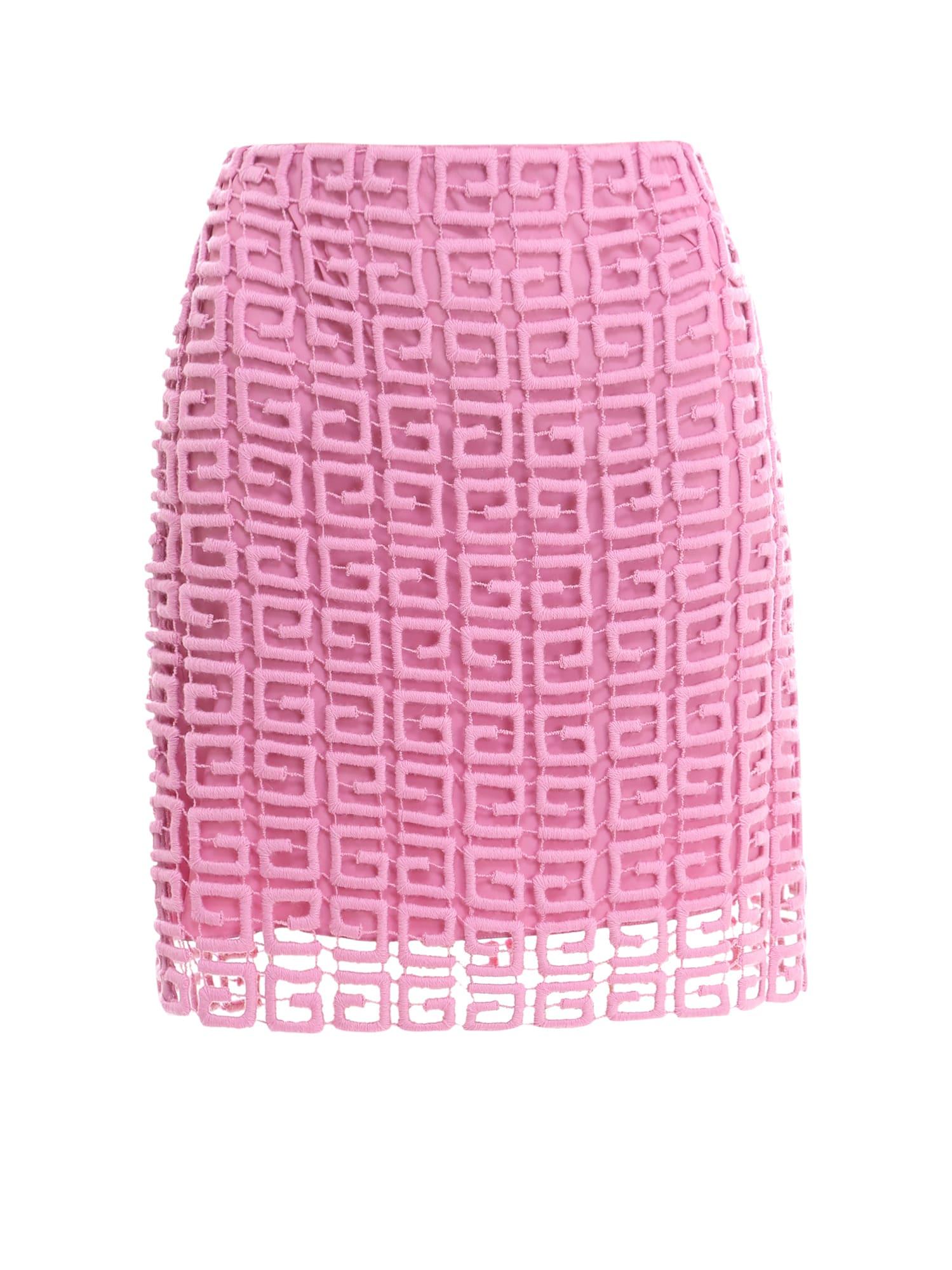 Givenchy Wool Skirt in Pink - Save 37% - Lyst