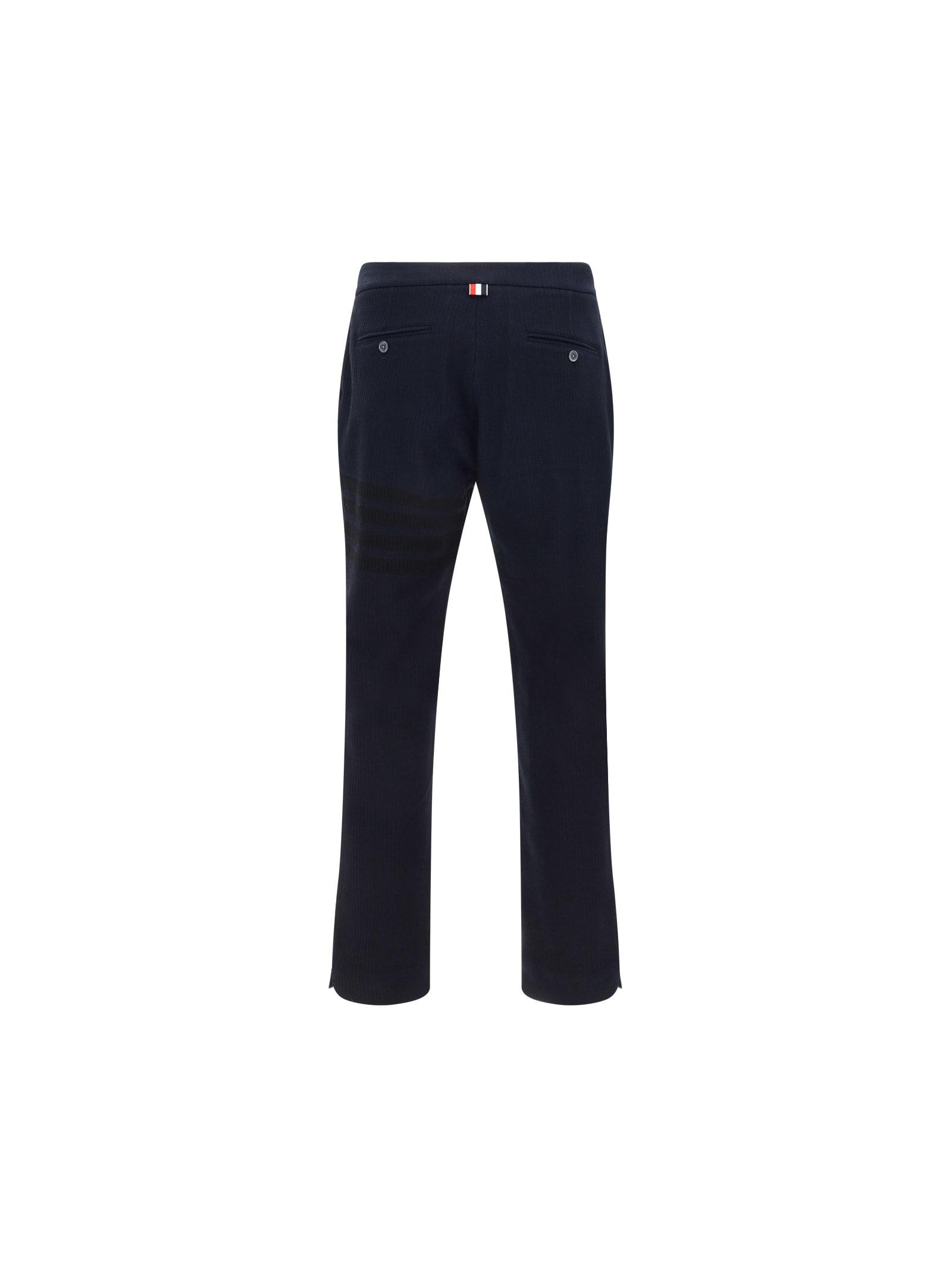 Thom Browne Pants in Blue for Men | Lyst