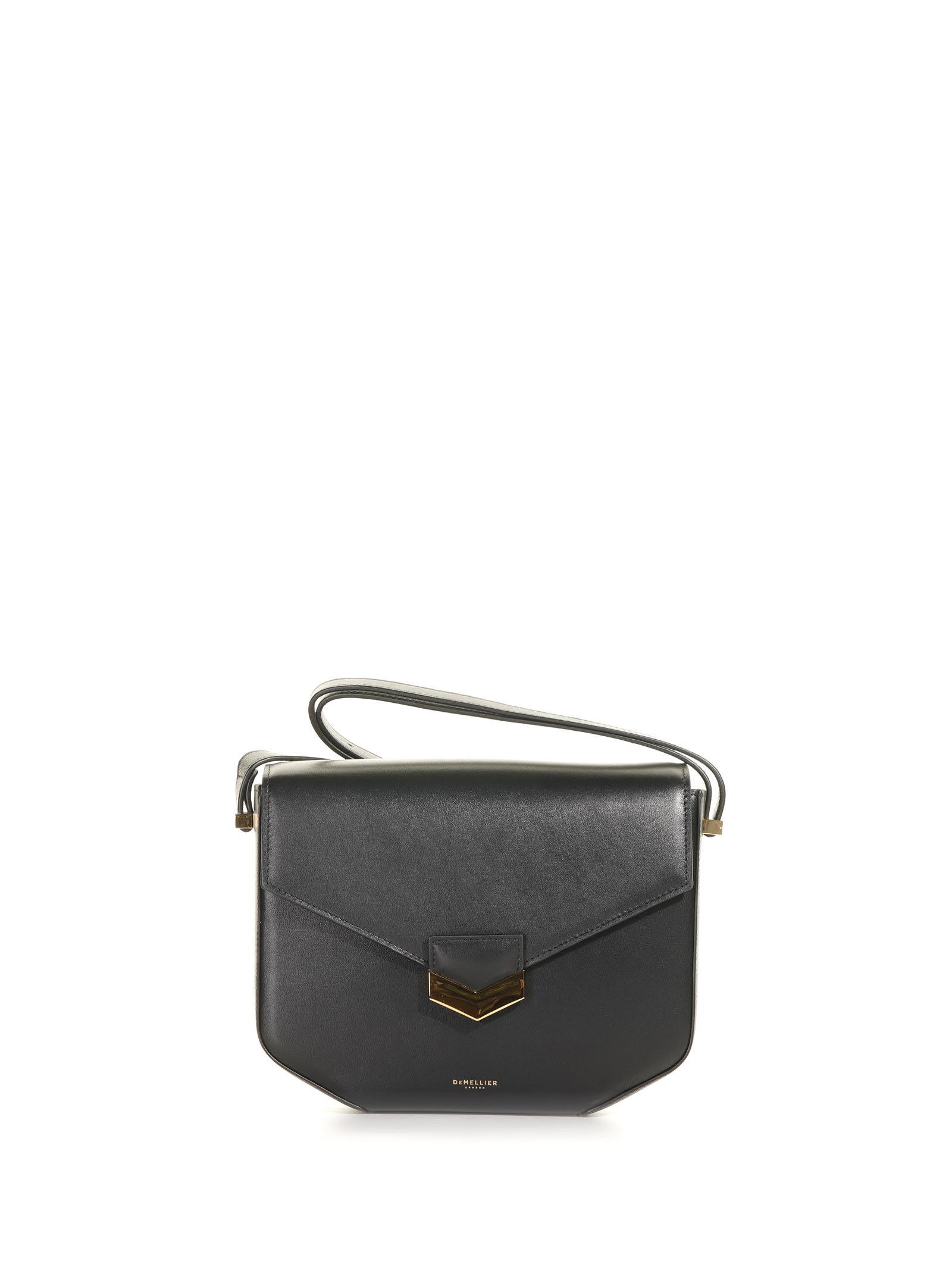 DeMellier The London Shoulder Bag In Leather in Gray | Lyst