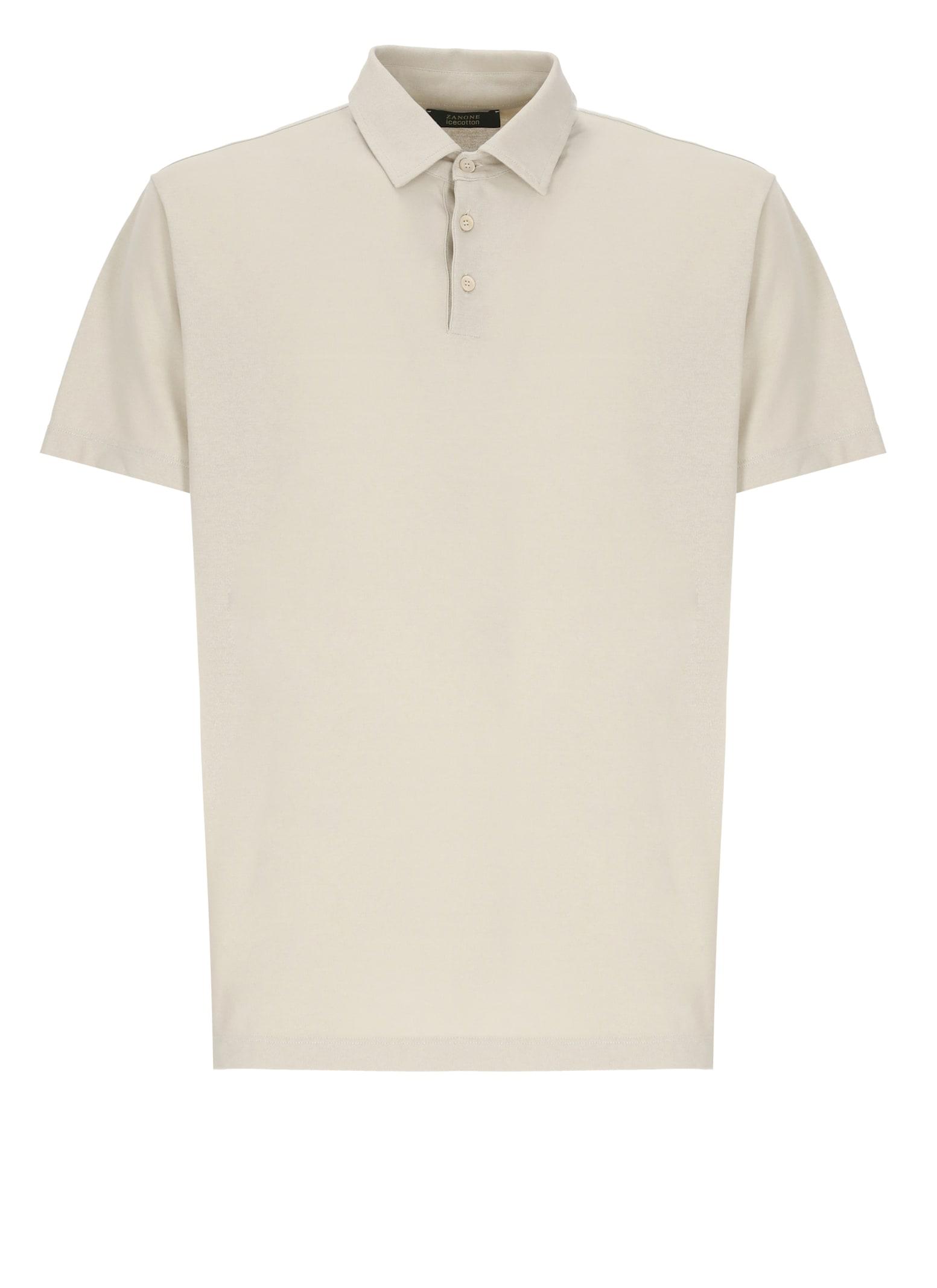 ポロシャツ ZANONE Men Polo Shirts 815109ZG380Z1936 Beige Zanone Polo shirts for Men | Online Sale up to 45% off | Lyst