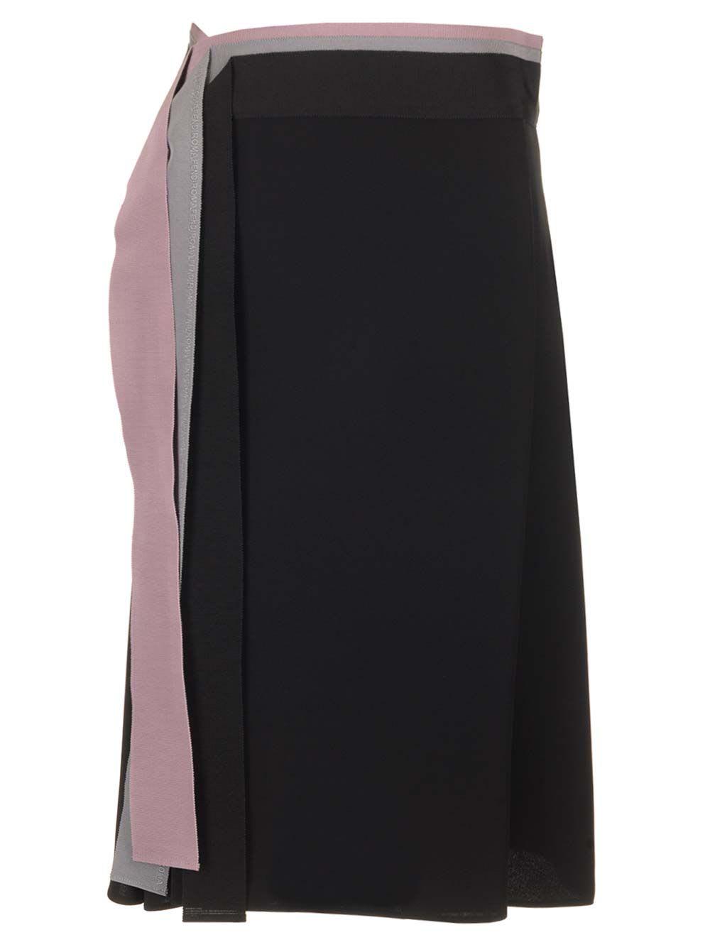 【関税&送料込】Fendi Black Stretch Cady Skirt FPD774AQ31_F0GME-5_3208b900-
