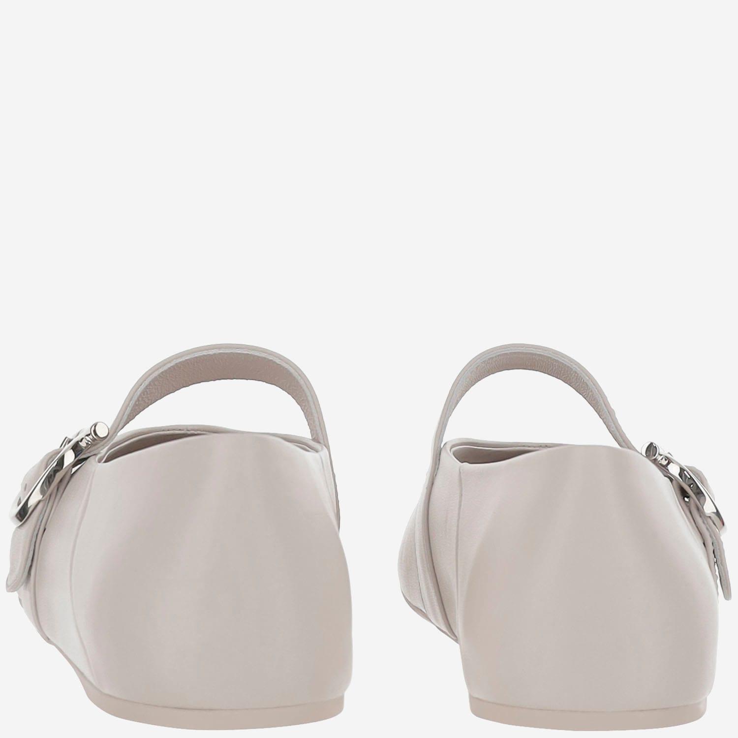 Ferragamo Ballet Flats Ornament Hooks in Gray | Lyst