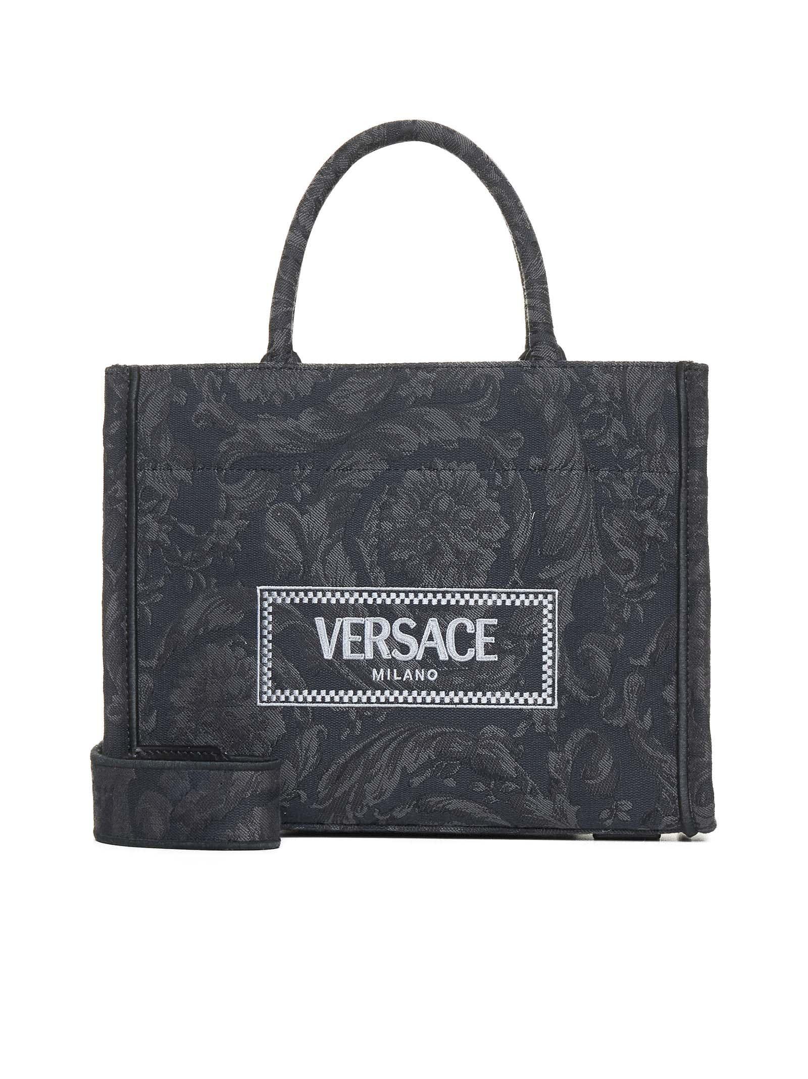 Versace Tote in Black Lyst