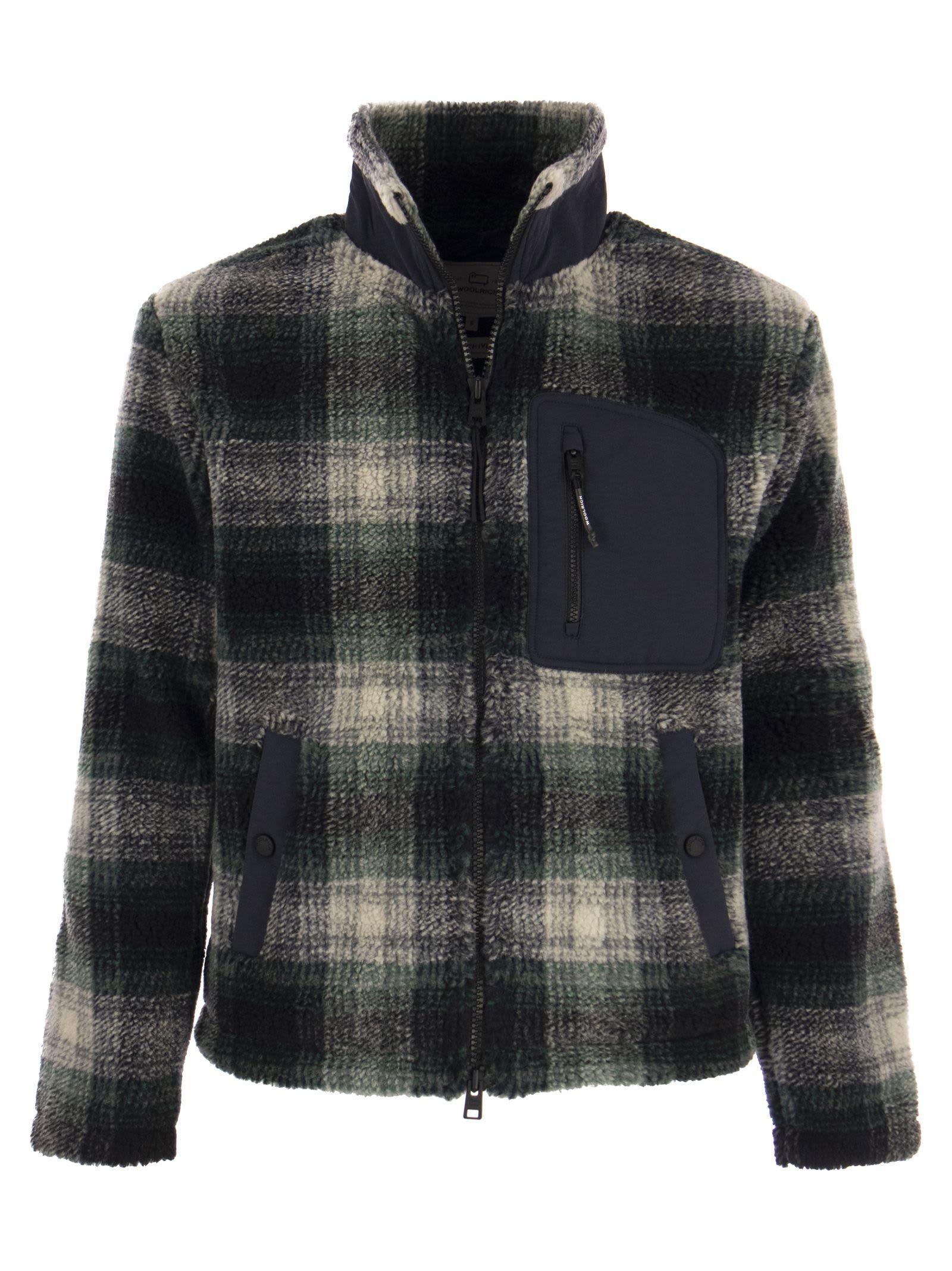 woolrich sherpa lined jacket