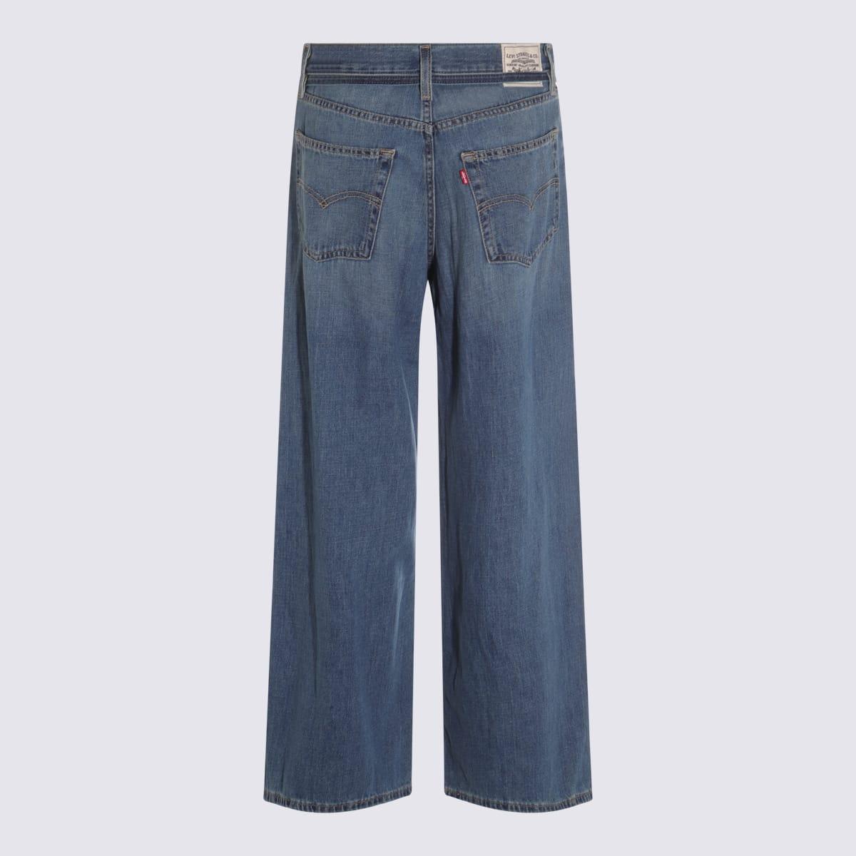 デニム・ジーパン LEVI'S DARK BLUE COTTON DENIM JEANS Levi's Dark Cotton Denim Jeans in Blue | Lyst