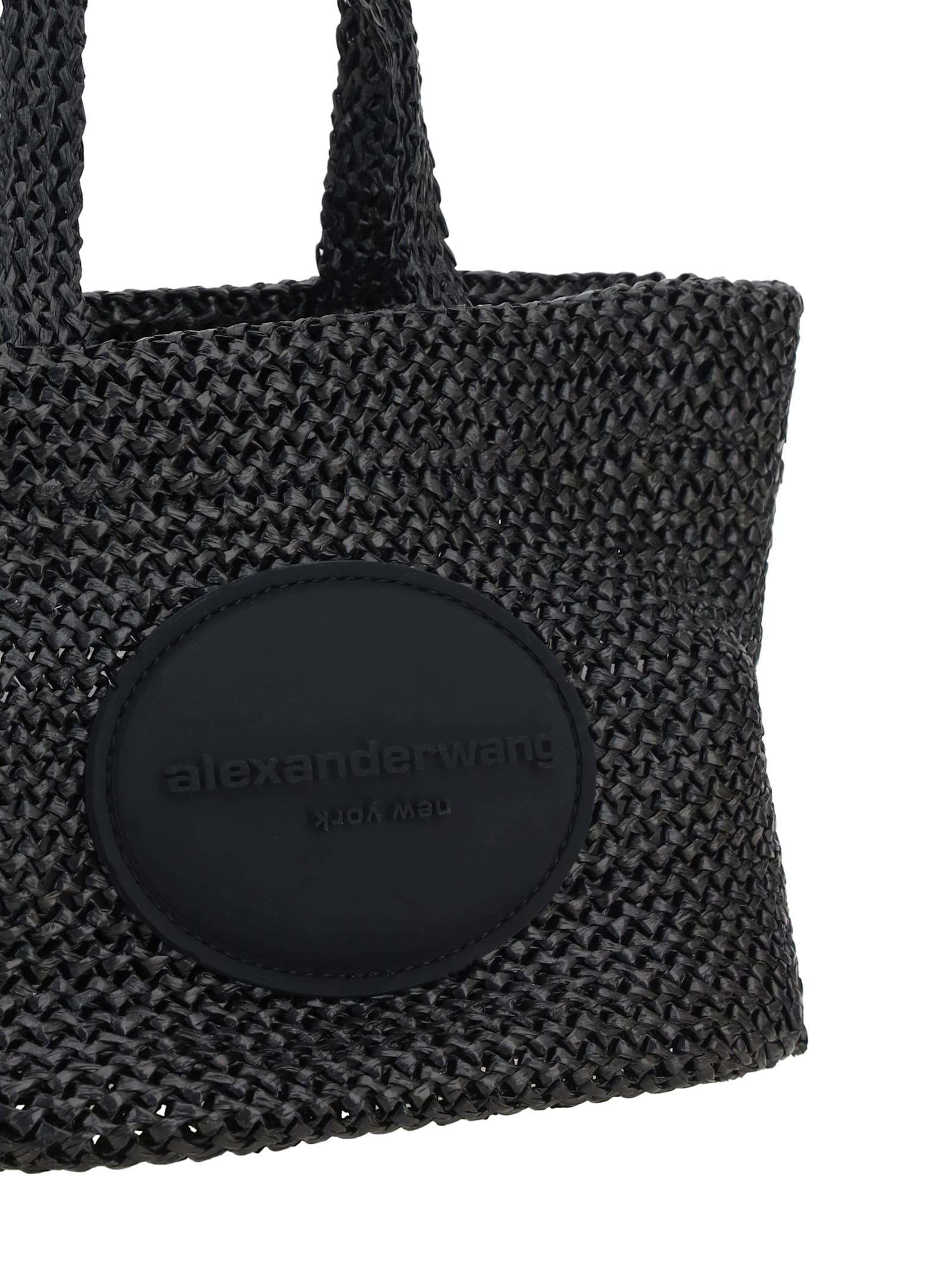 【送料&関税込】Alexander Wang Punch Small Raffia Handbag Alexander Wang Punch Small Raffia Handbag - Tote Bags