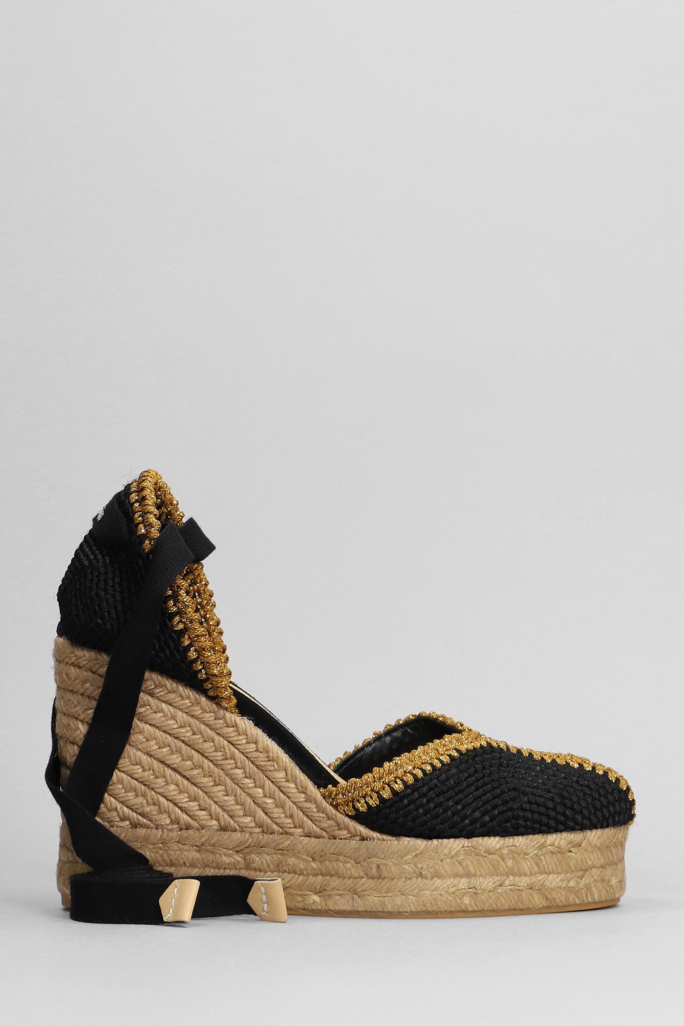 Castaner Coeur Tp 8Ed 196 Wedges in Black Lyst UK