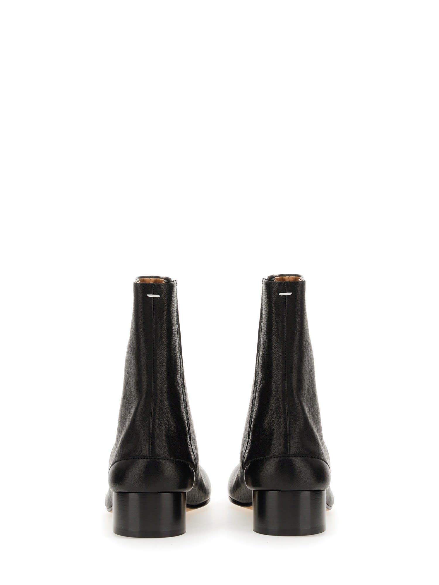 Maison margiela tabi leather ankle cheap boots