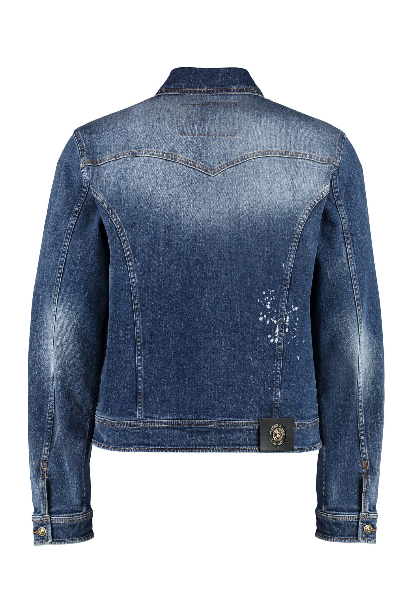 Versace jeans best sale couture denim jacket