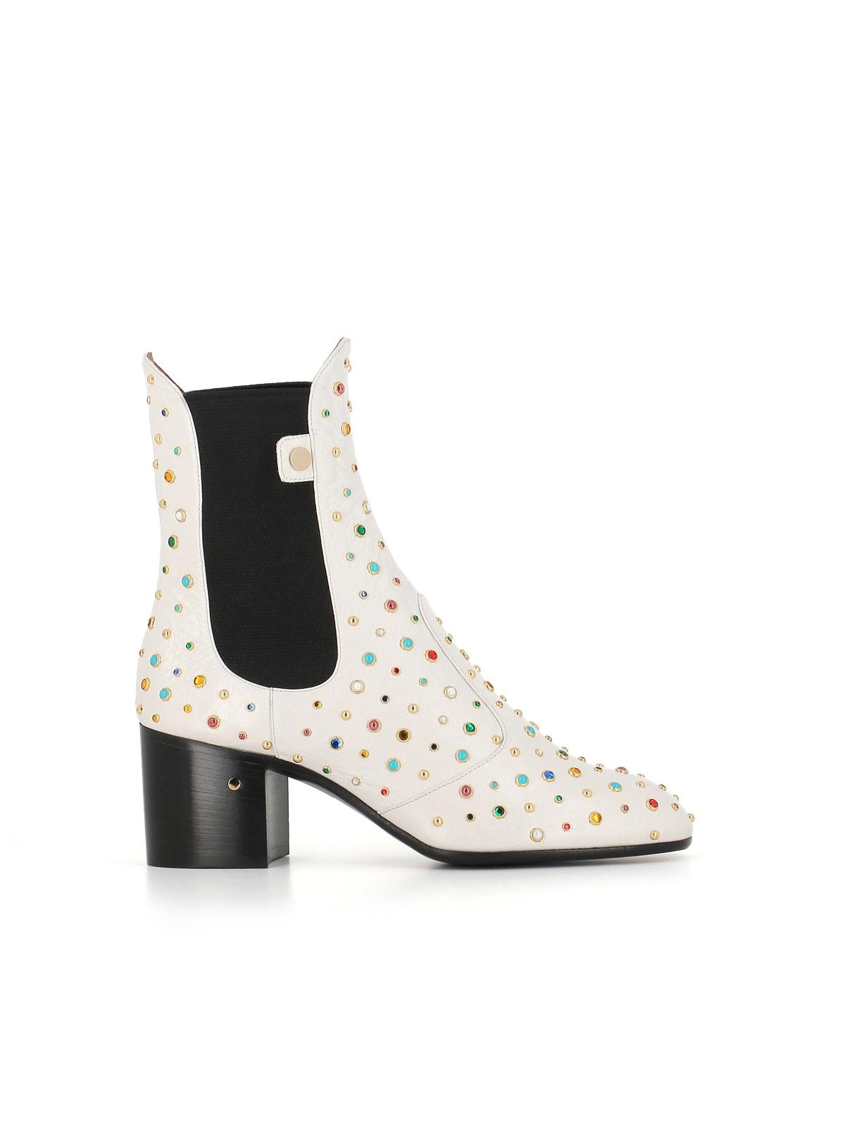 Laurence dacade top white boots